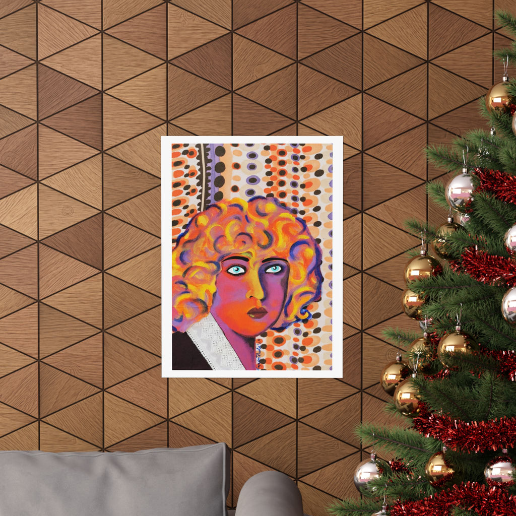 Matte Poster — Retro Pop Nahui Olin Portrait Art Print