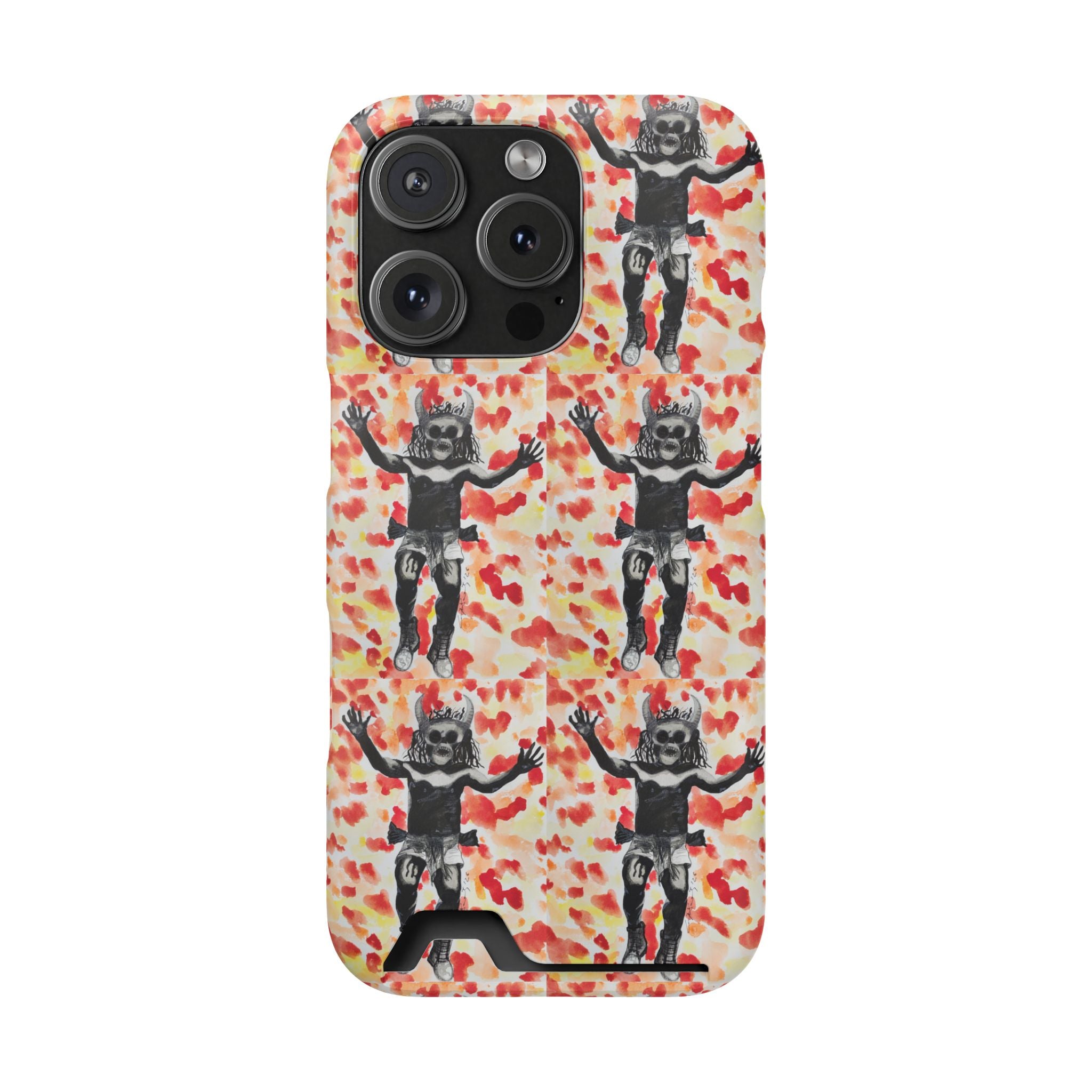Diablo de Tilcajete — Phone Case with Card Holder | Alma Ligera