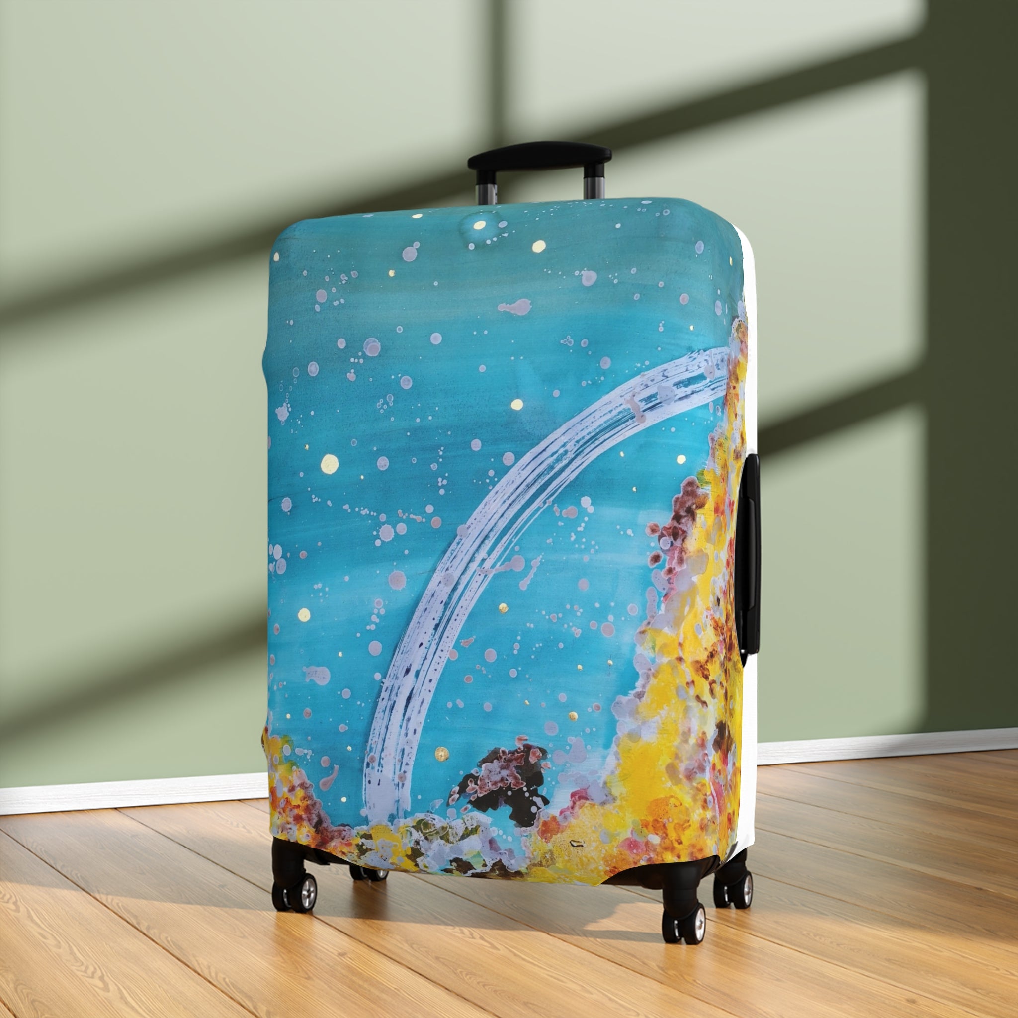 Luggage Cover - Abstract Ocean Galaxy Travel Protector