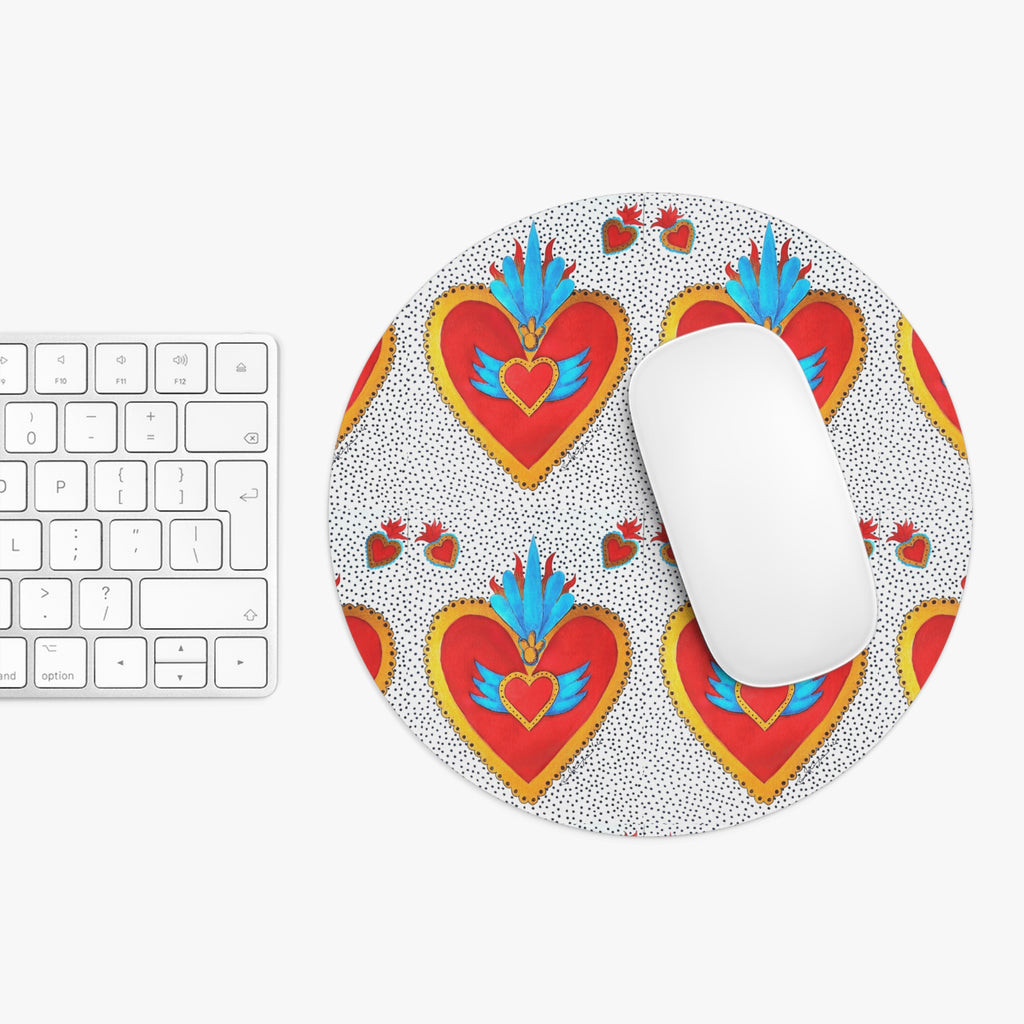 Corazón de Hojalata — Round Mouse Pad | Alma Ligera
