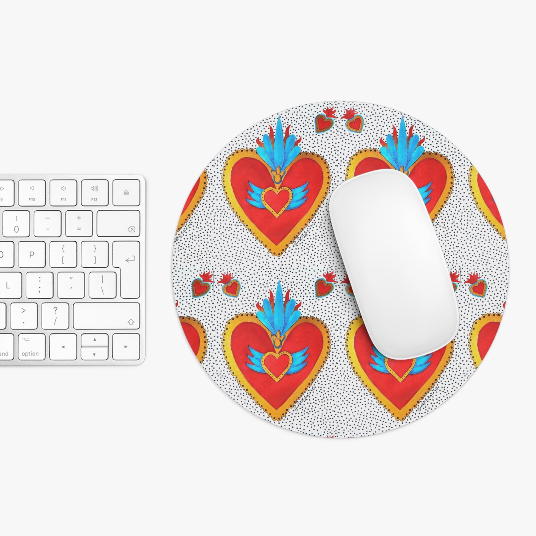 Corazón de Hojalata — Round Mouse Pad | Alma Ligera