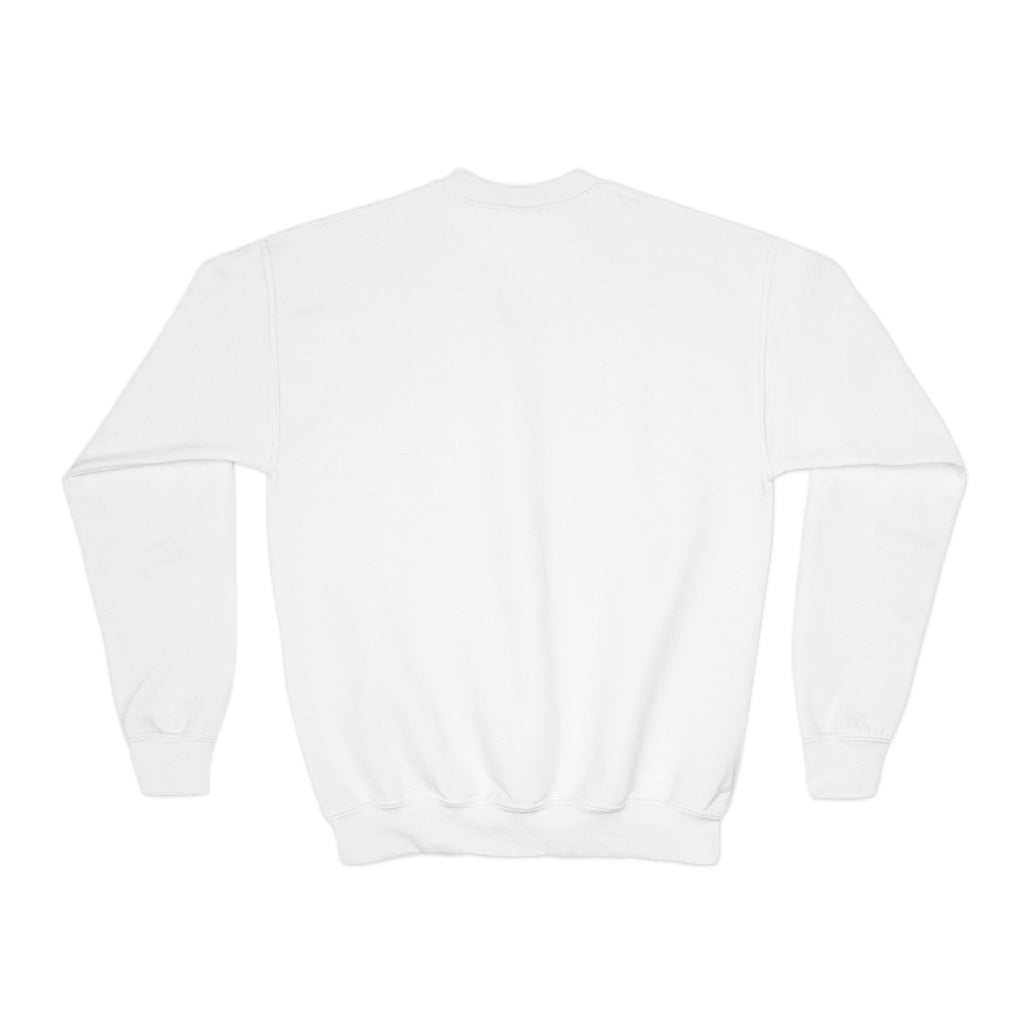 "Corazon de hojalata" Youth Crewneck Sweatshirt — Bright Sacred Heart Graphic Tee for Kids