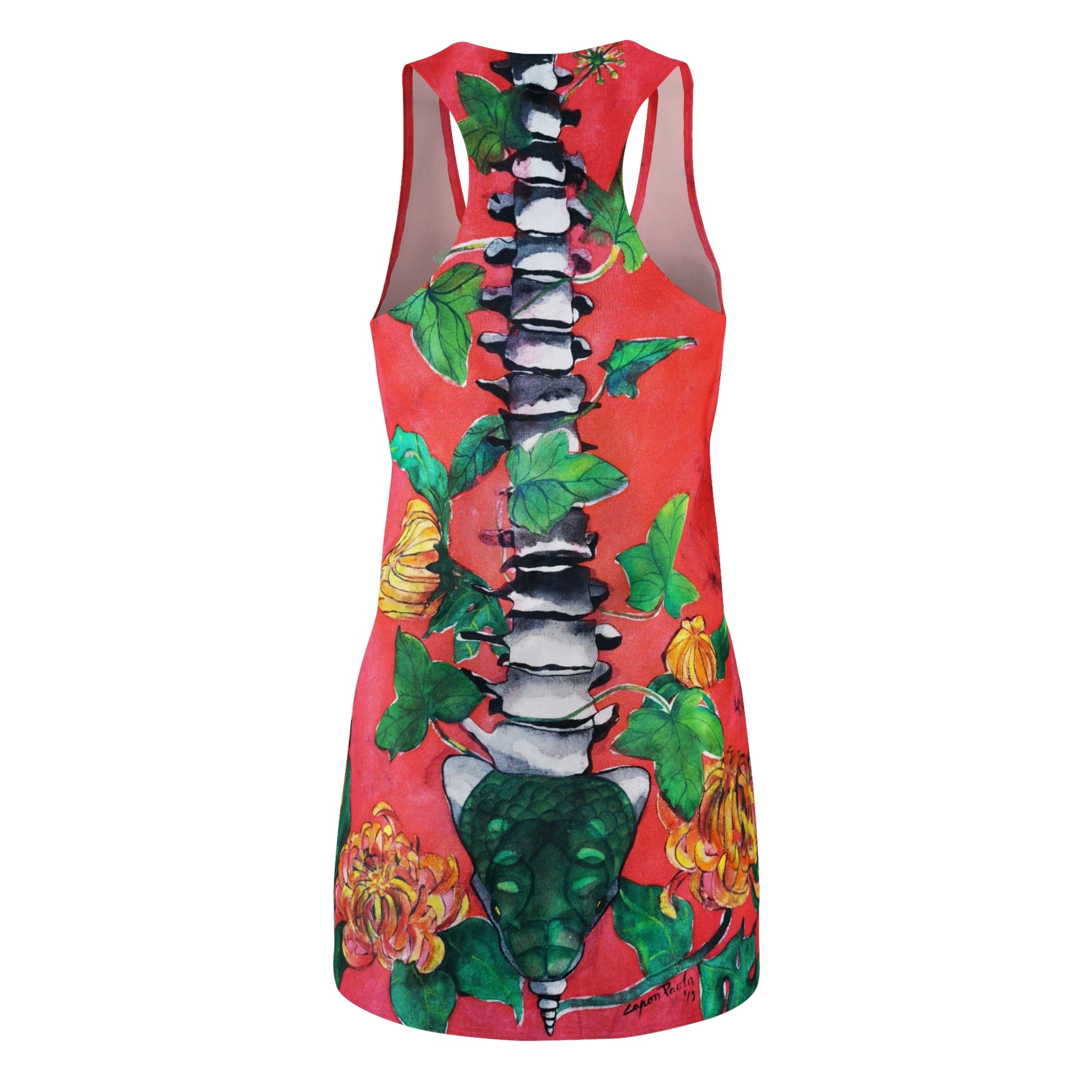Women's Cut & Sew Racerback Dress (AOP)