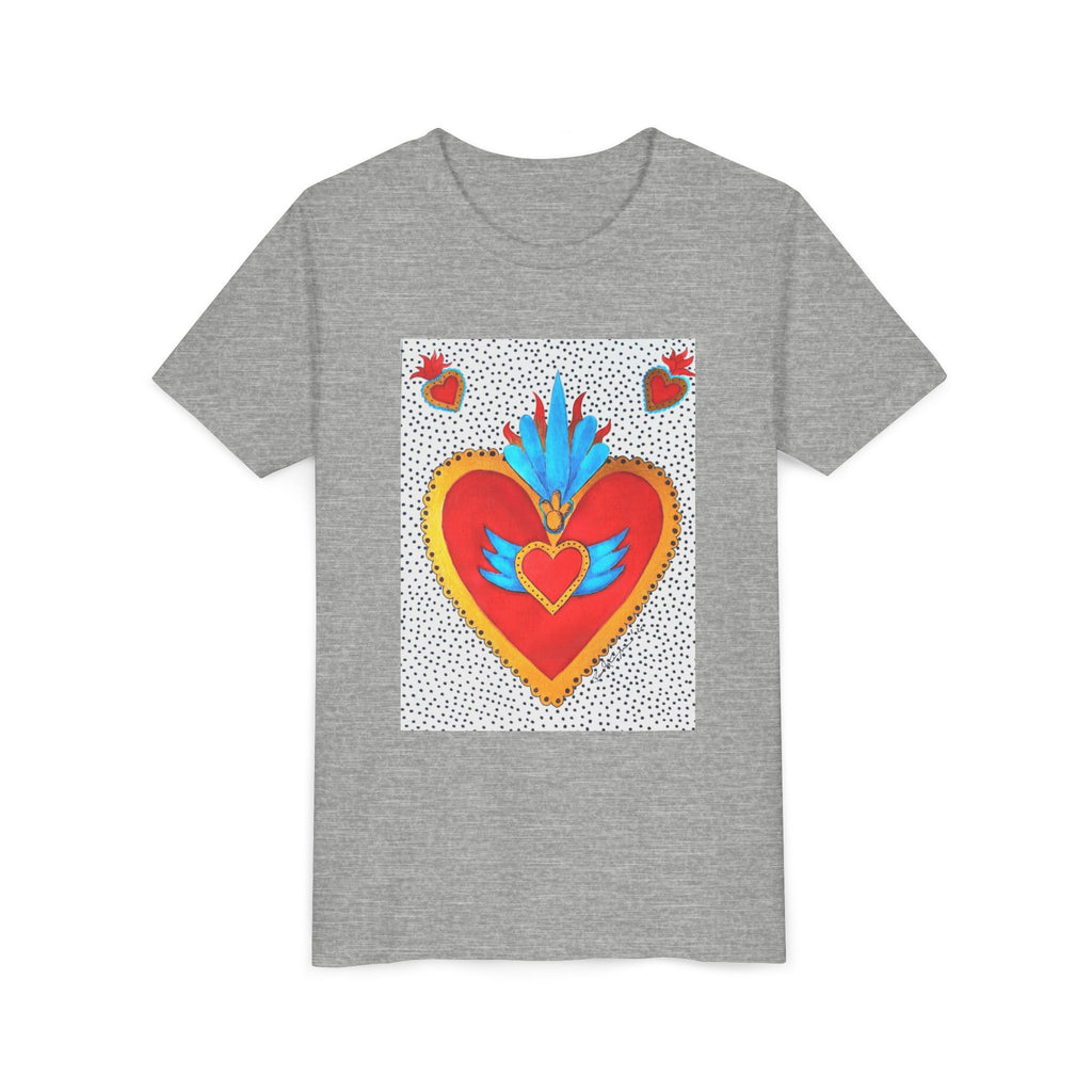 T-shirt enfant - T-shirt enfant graphique Cœur sacré coloré