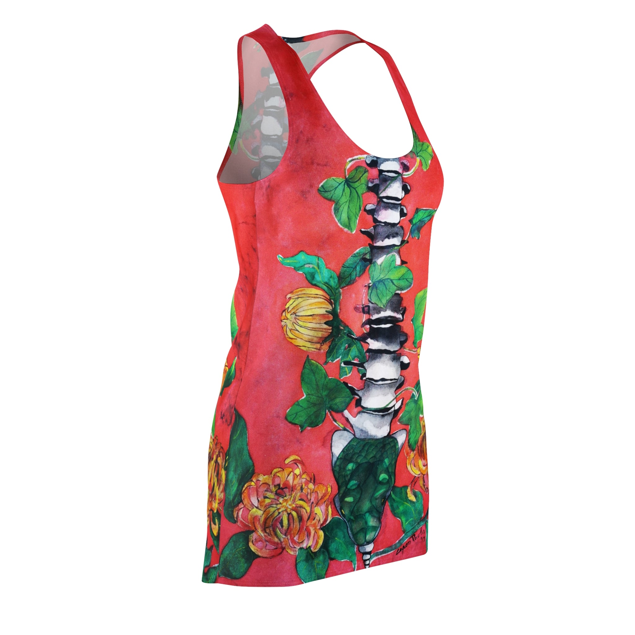 Women's Cut & Sew Racerback Dress (AOP)