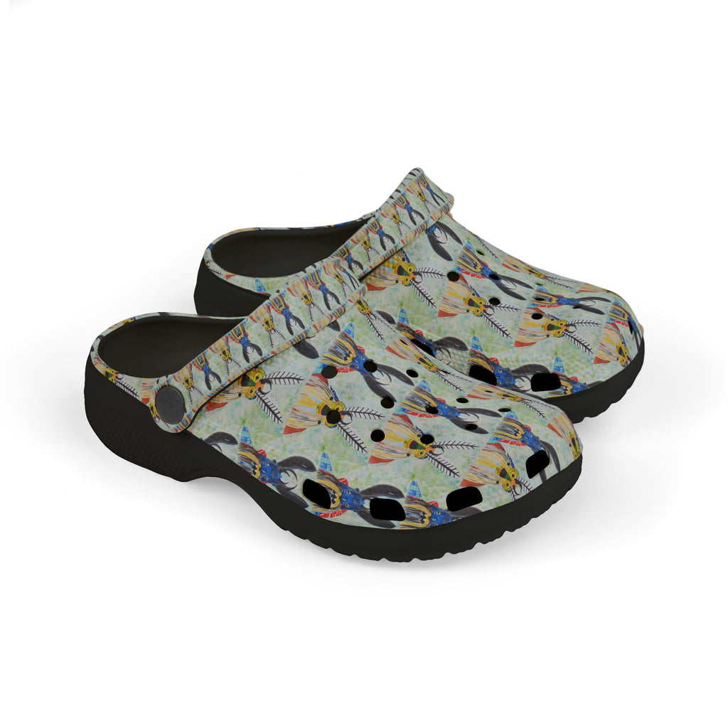 Kids Bunny Pattern EVA Foam Clogs — Colorful Animal Cartoon Slip-Ons