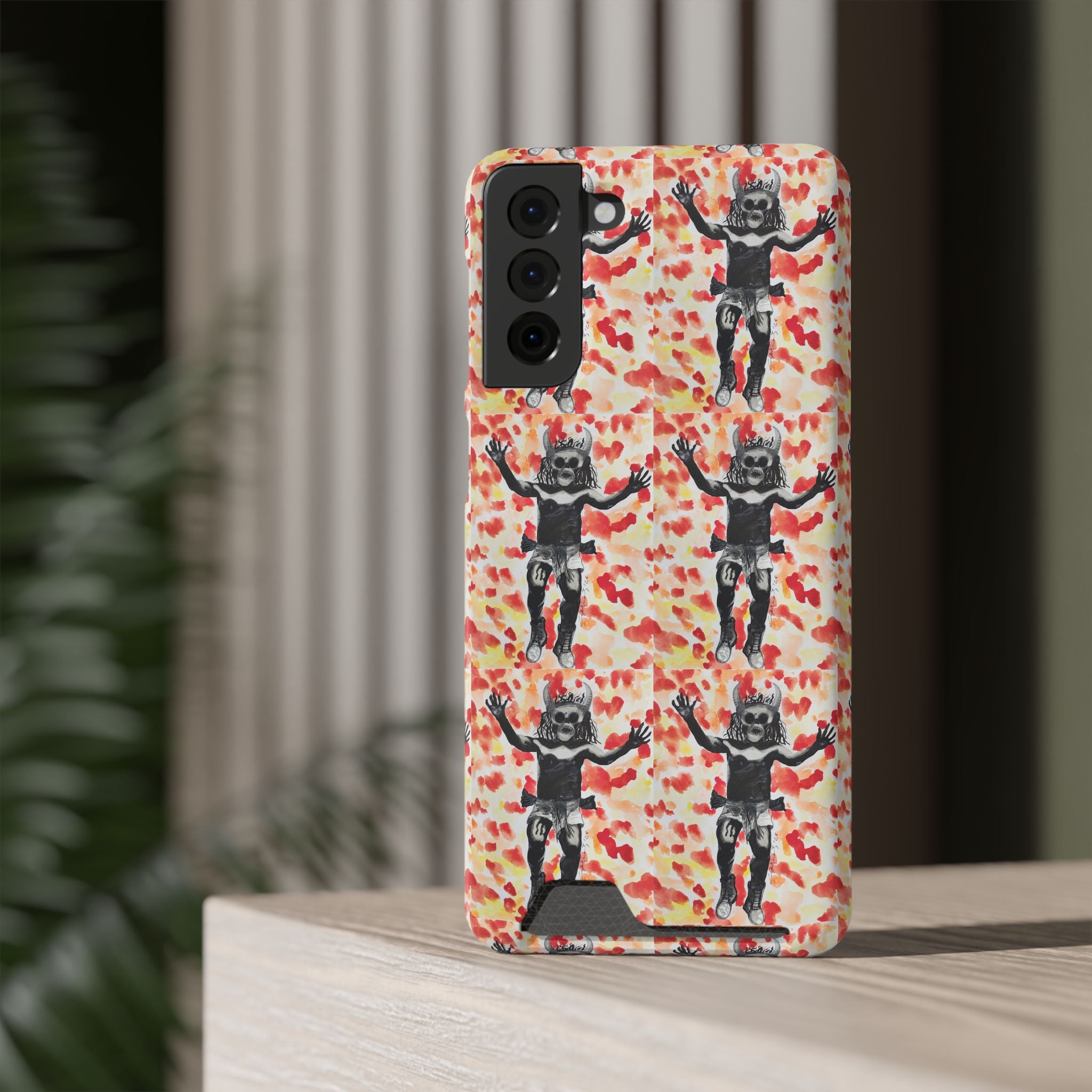 Diablo de Tilcajete — Phone Case with Card Holder | Alma Ligera