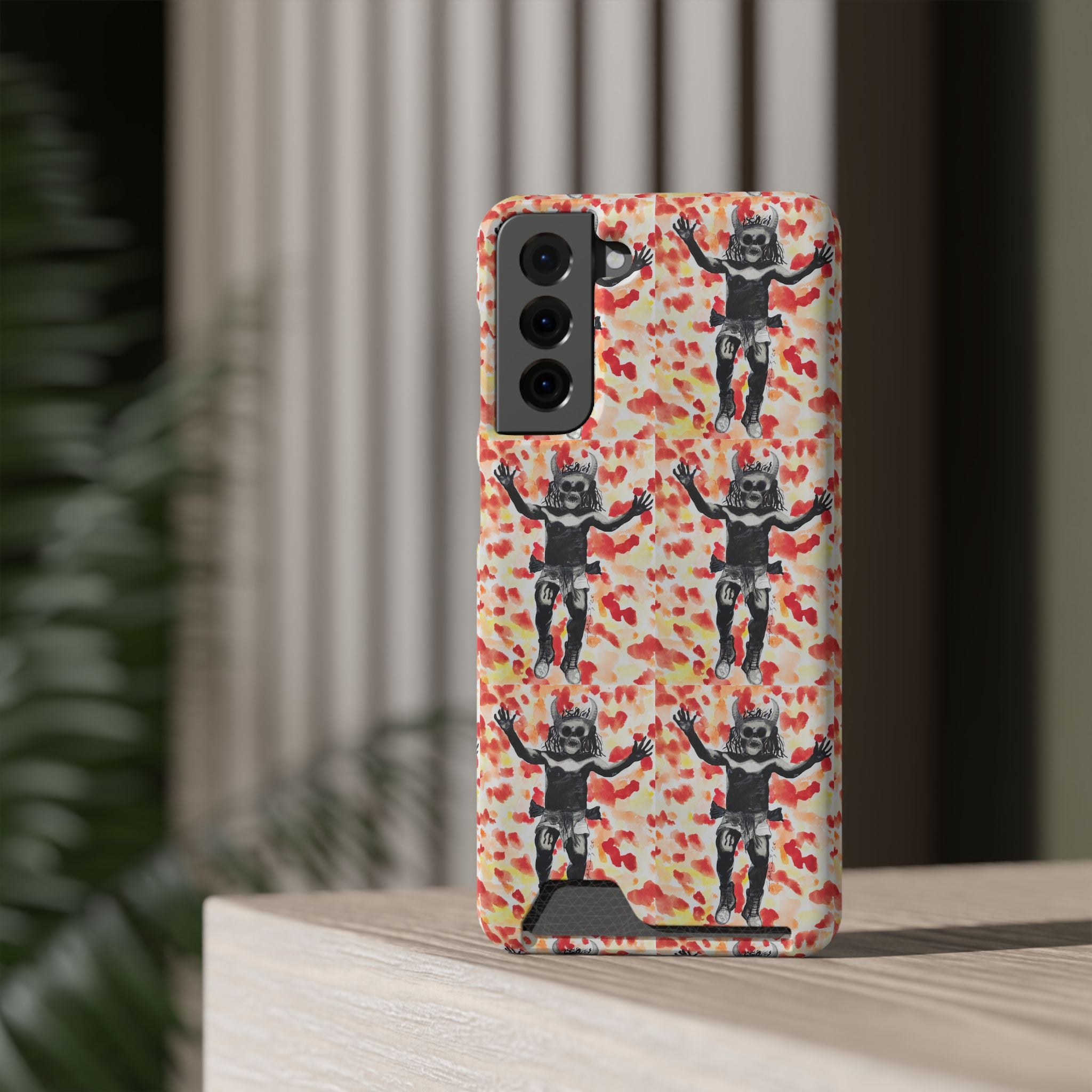 Diablo de Tilcajete — Phone Case with Card Holder | Alma Ligera