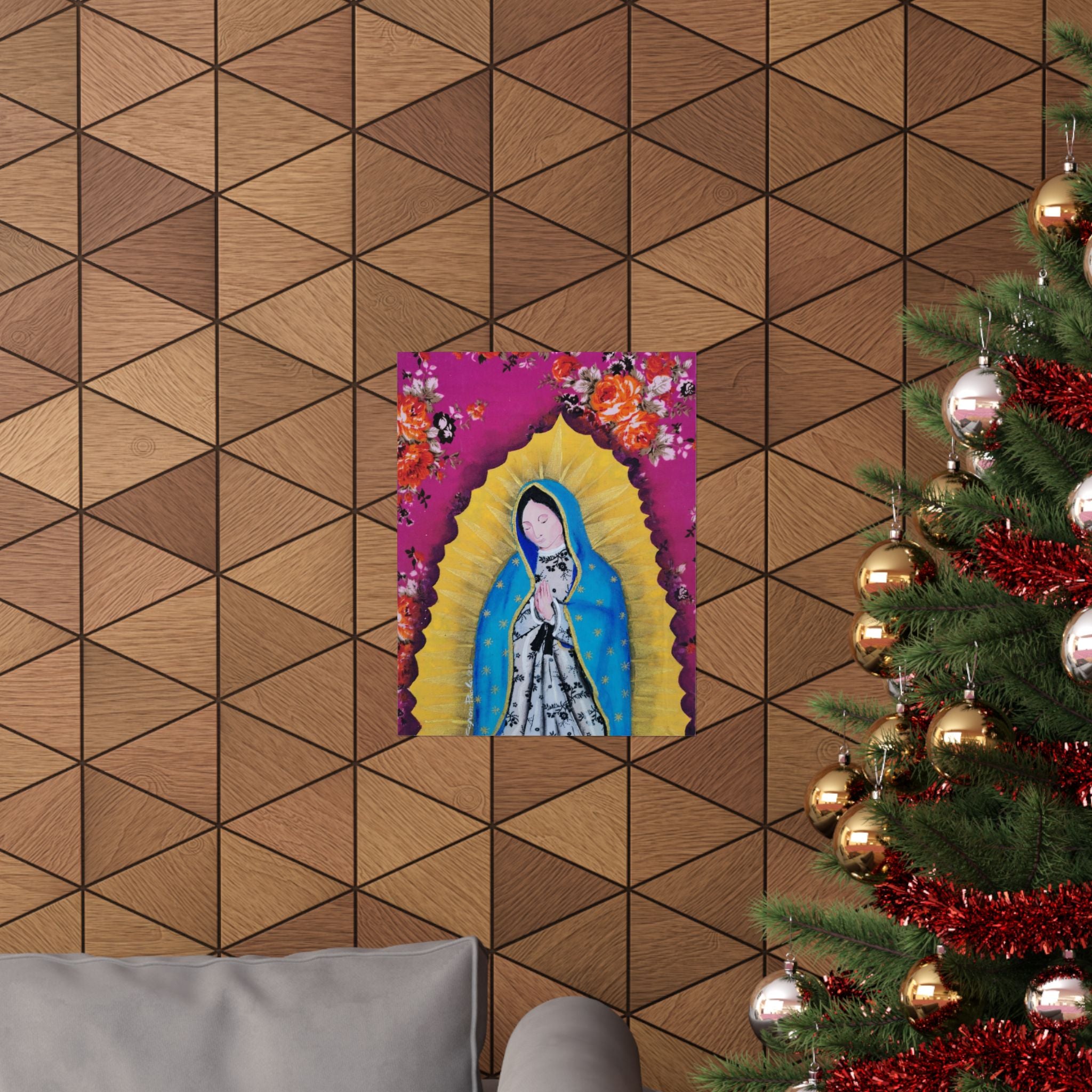 Our Lady of Guadalupe Poster — Matte Vertical Religious Wall Art