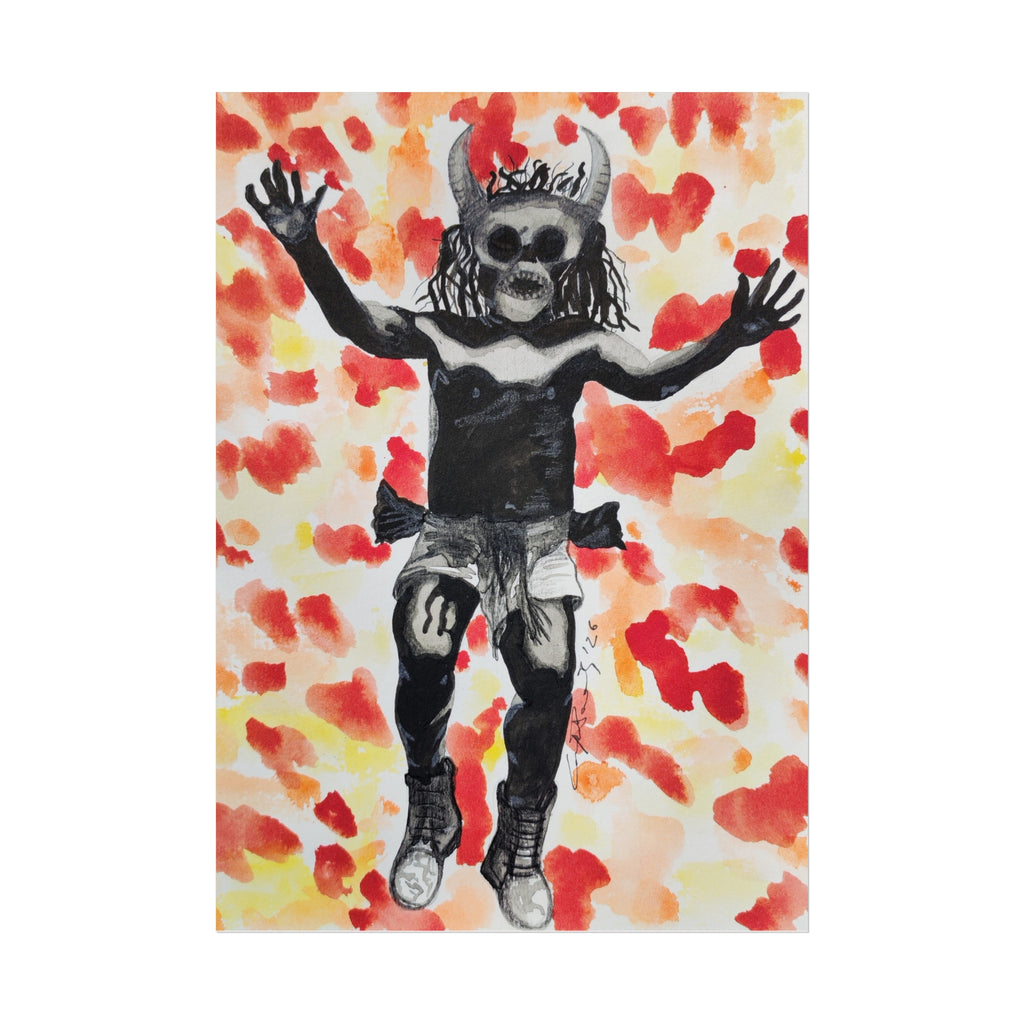 Diablo de Tilcajete â€” Fine Art Poster | Alma Ligera