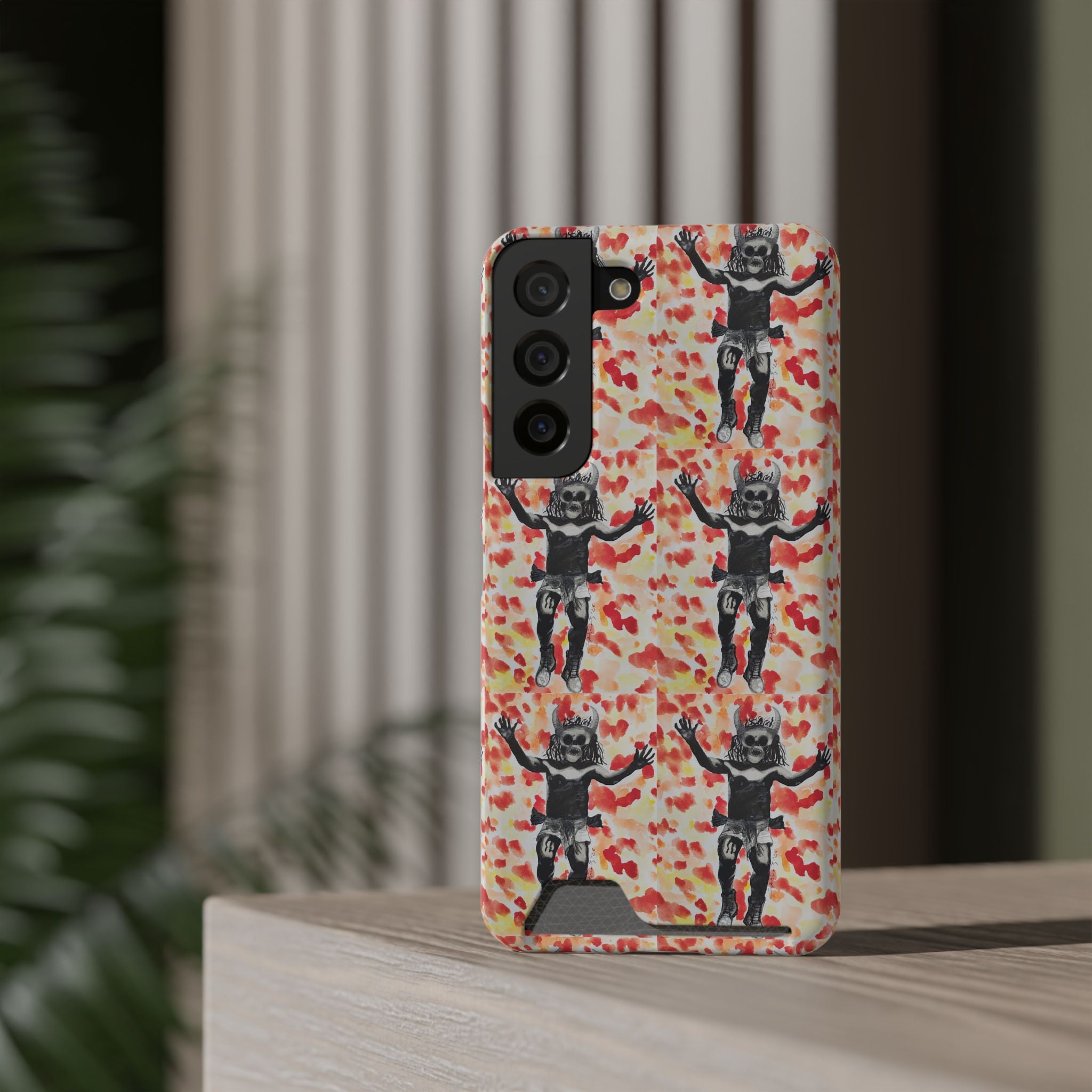 Diablo de Tilcajete â€” Phone Case with Card Holder | Alma Ligera