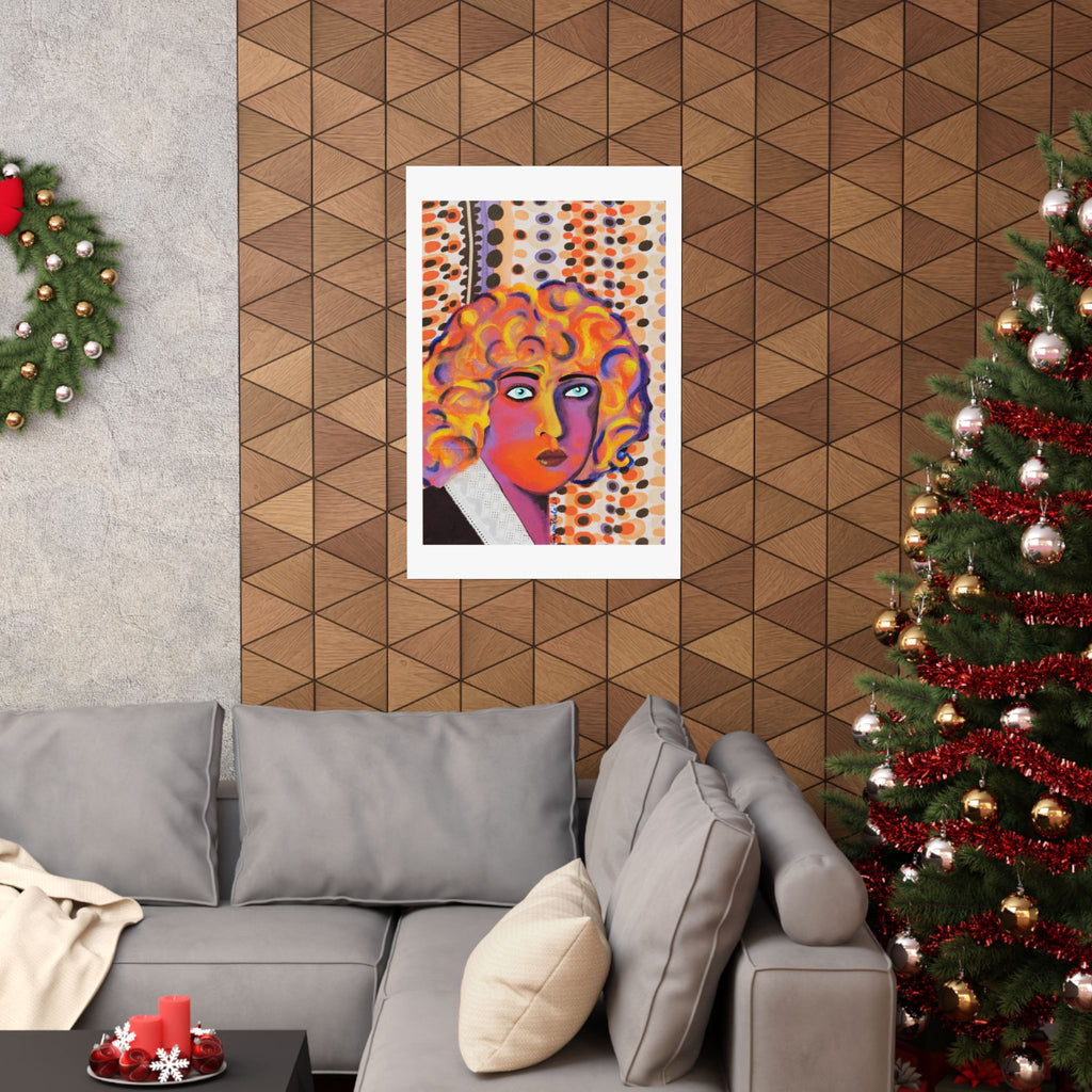 Matte Poster — Retro Pop Nahui Olin Portrait Art Print