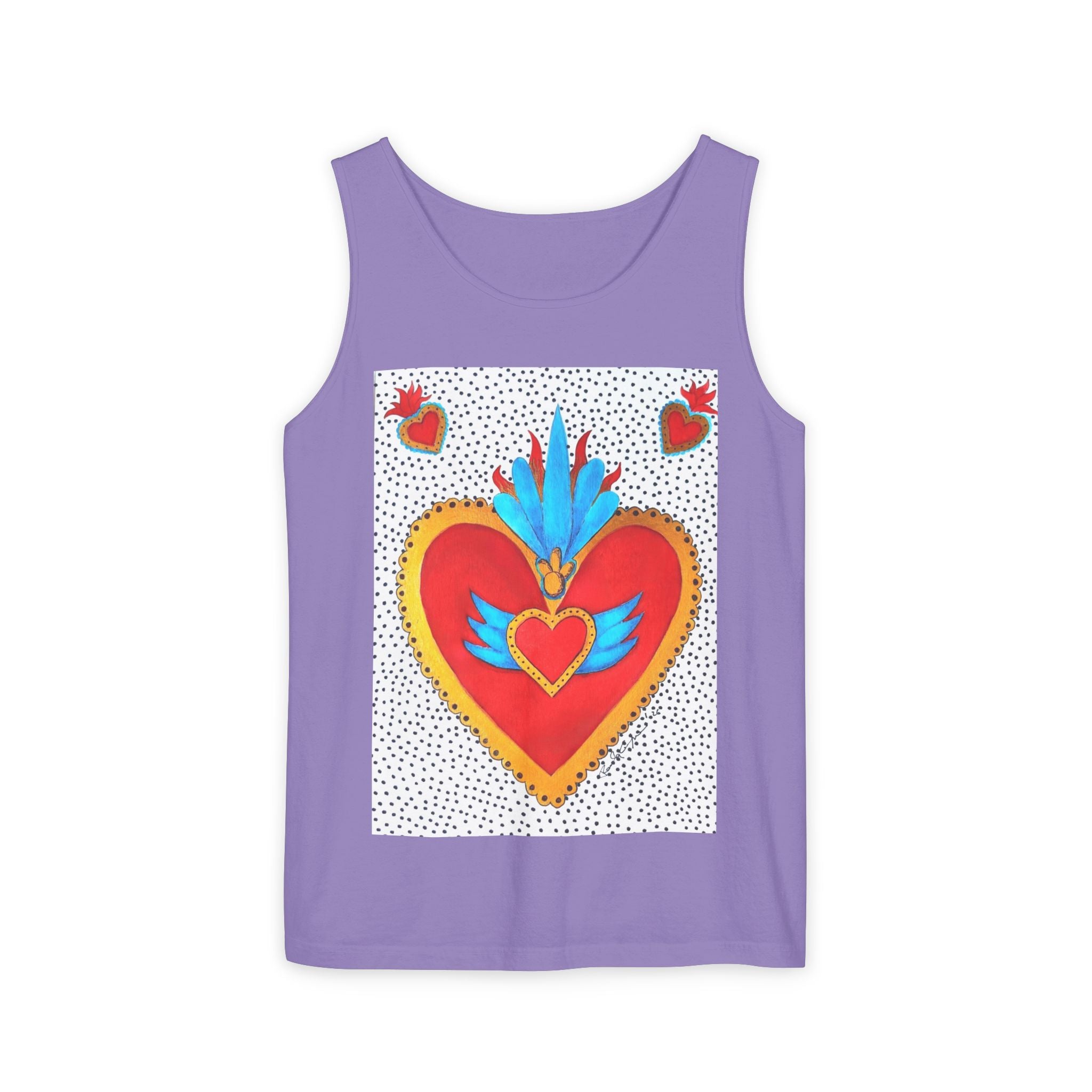 Corazón de Hojalata — Sacred Heart Tank Top | Alma Ligera