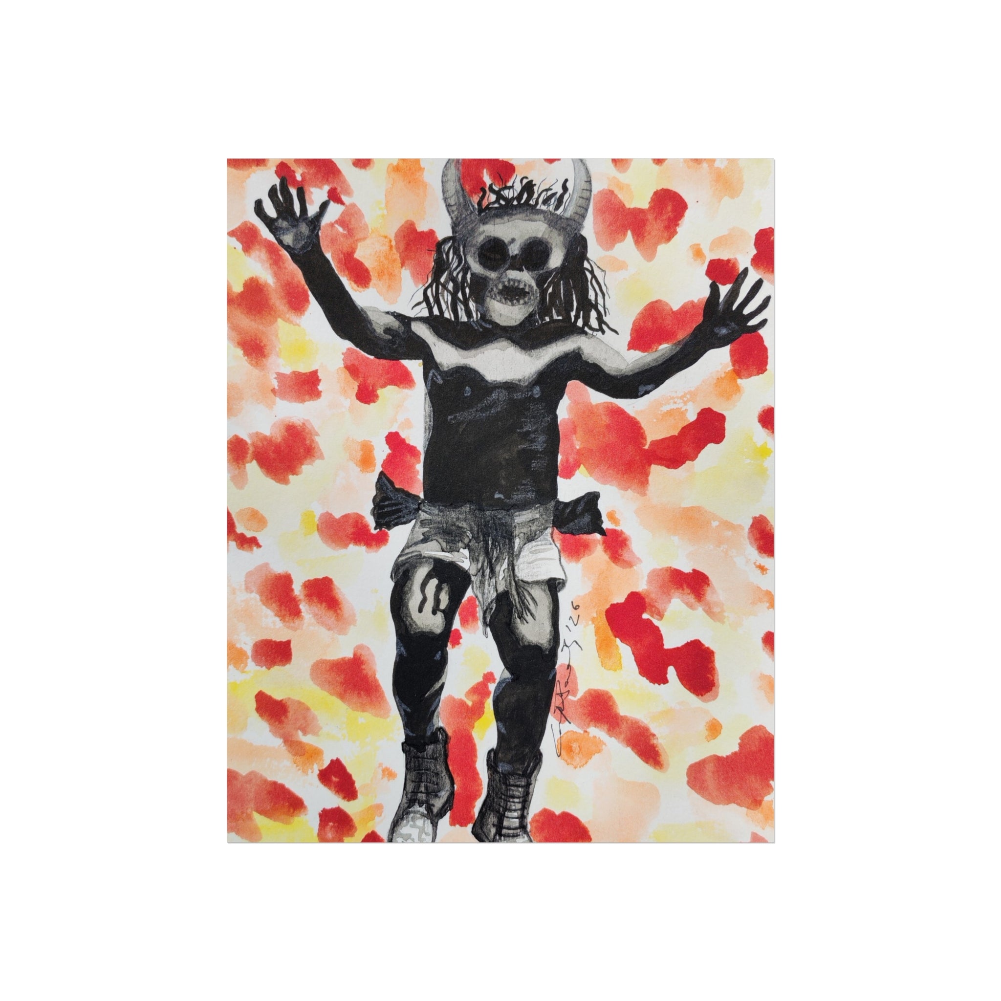 Diablo de Tilcajete — Fine Art Poster | Alma Ligera