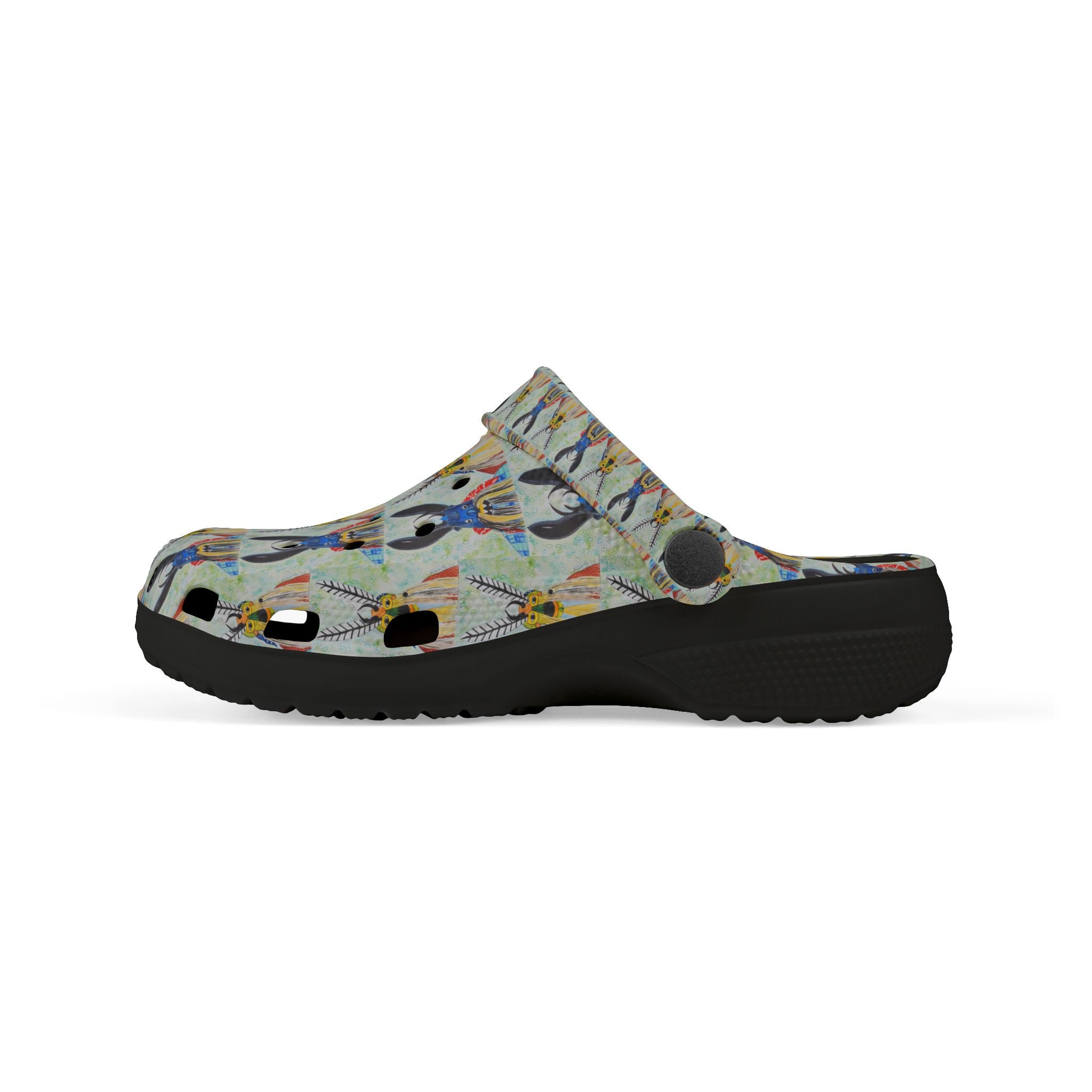 Kids Bunny Pattern EVA Foam Clogs — Colorful Animal Cartoon Slip-Ons
