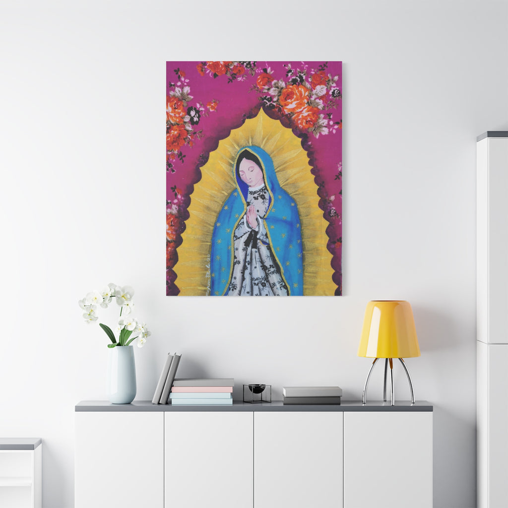 Our Lady of Guadalupe Matte Stretched Canvas Wall Art