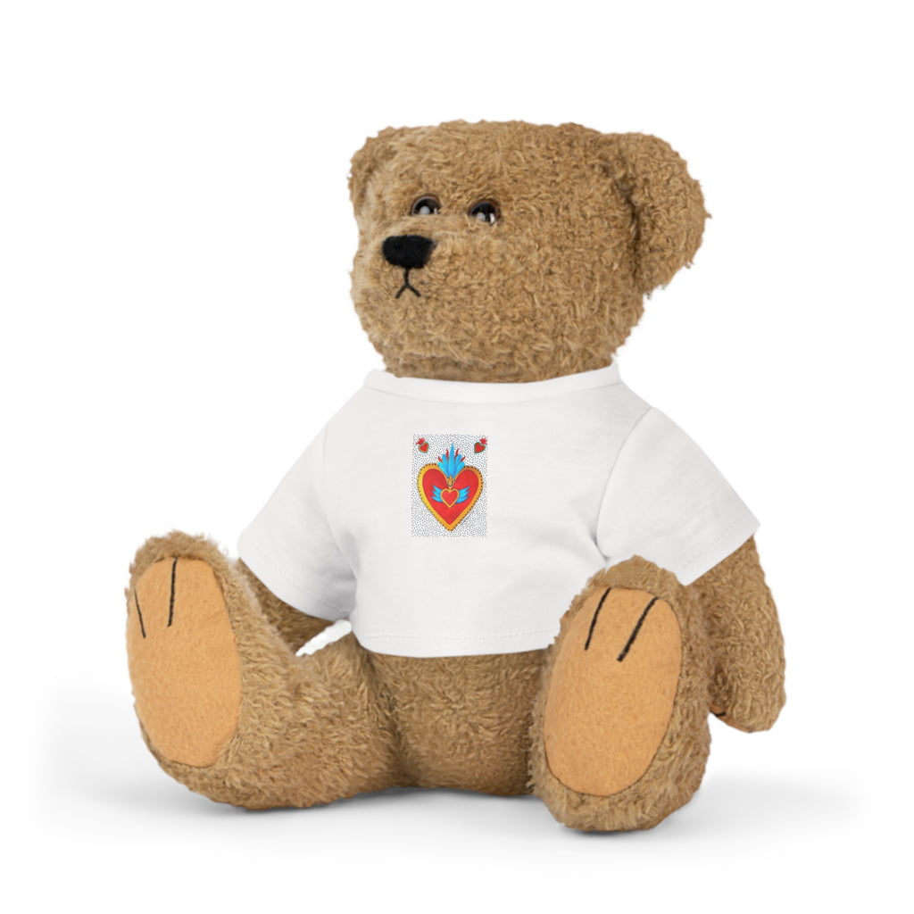 Corazón de Hojalata — Folk Art Plush Bear | Alma Ligera