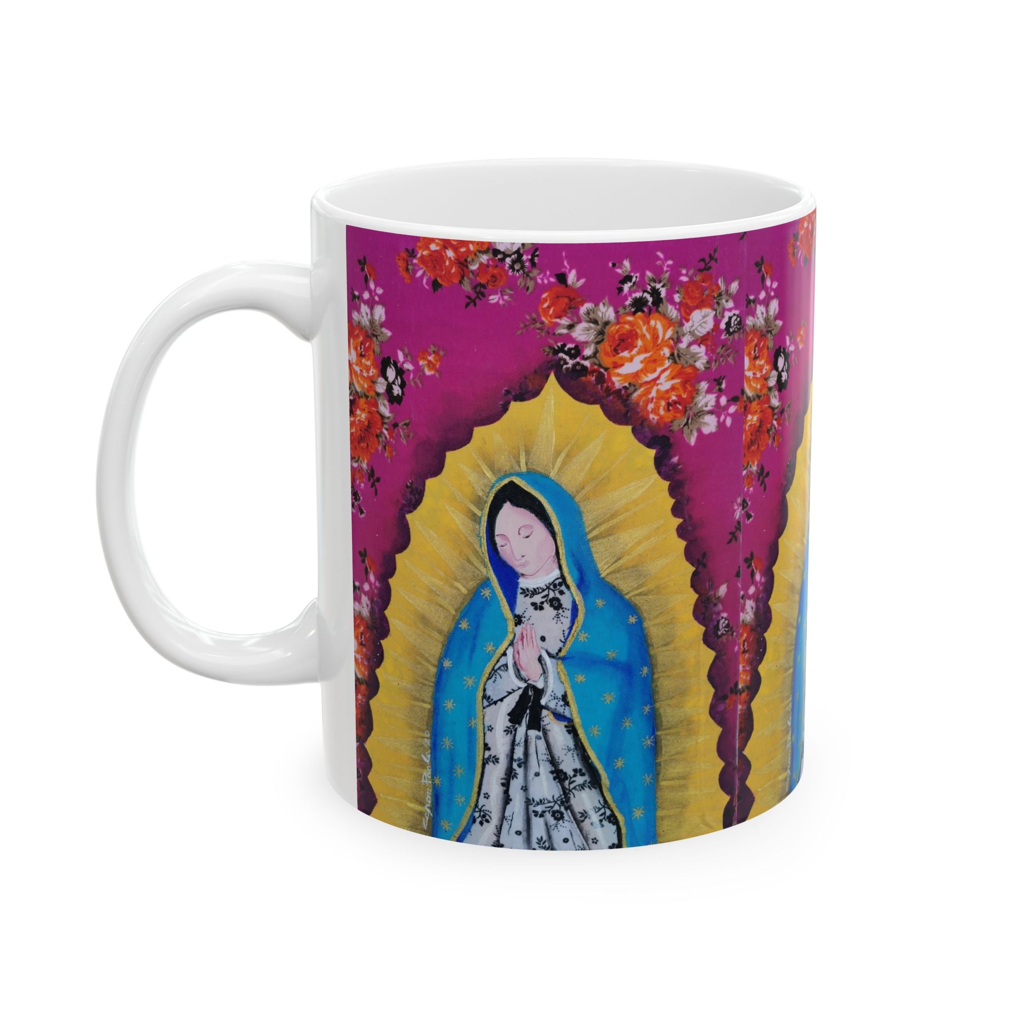 Our Lady of Guadalupe Ceramic Mug — Religious Catholic Faith Coffee Cup (11oz/15oz)