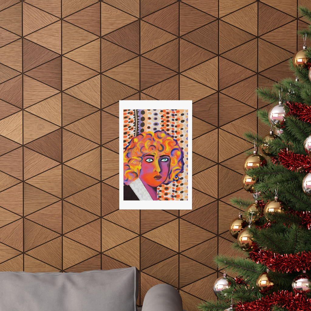 Matte Poster — Retro Pop Nahui Olin Portrait Art Print