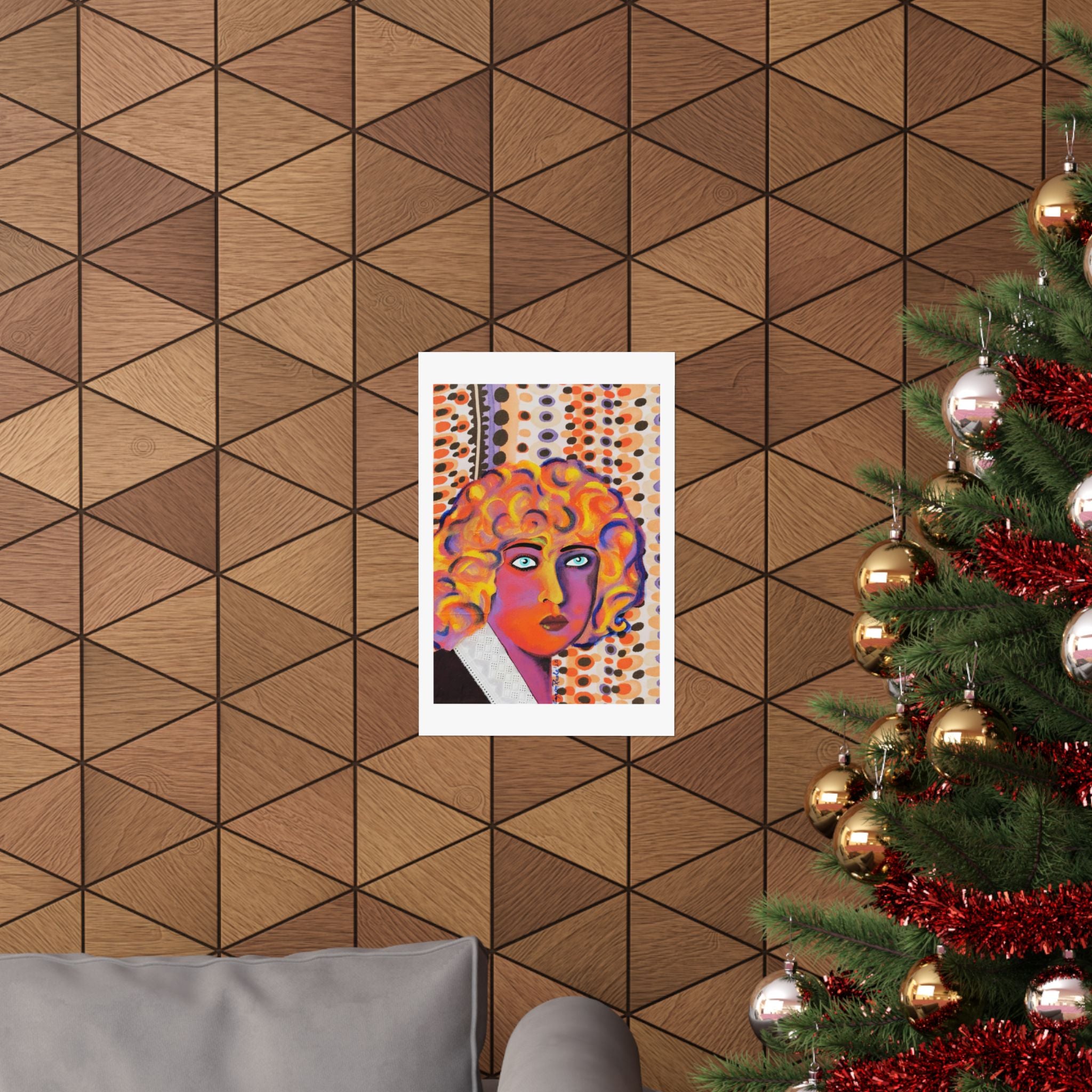 Matte Poster — Retro Pop Nahui Olin Portrait Art Print