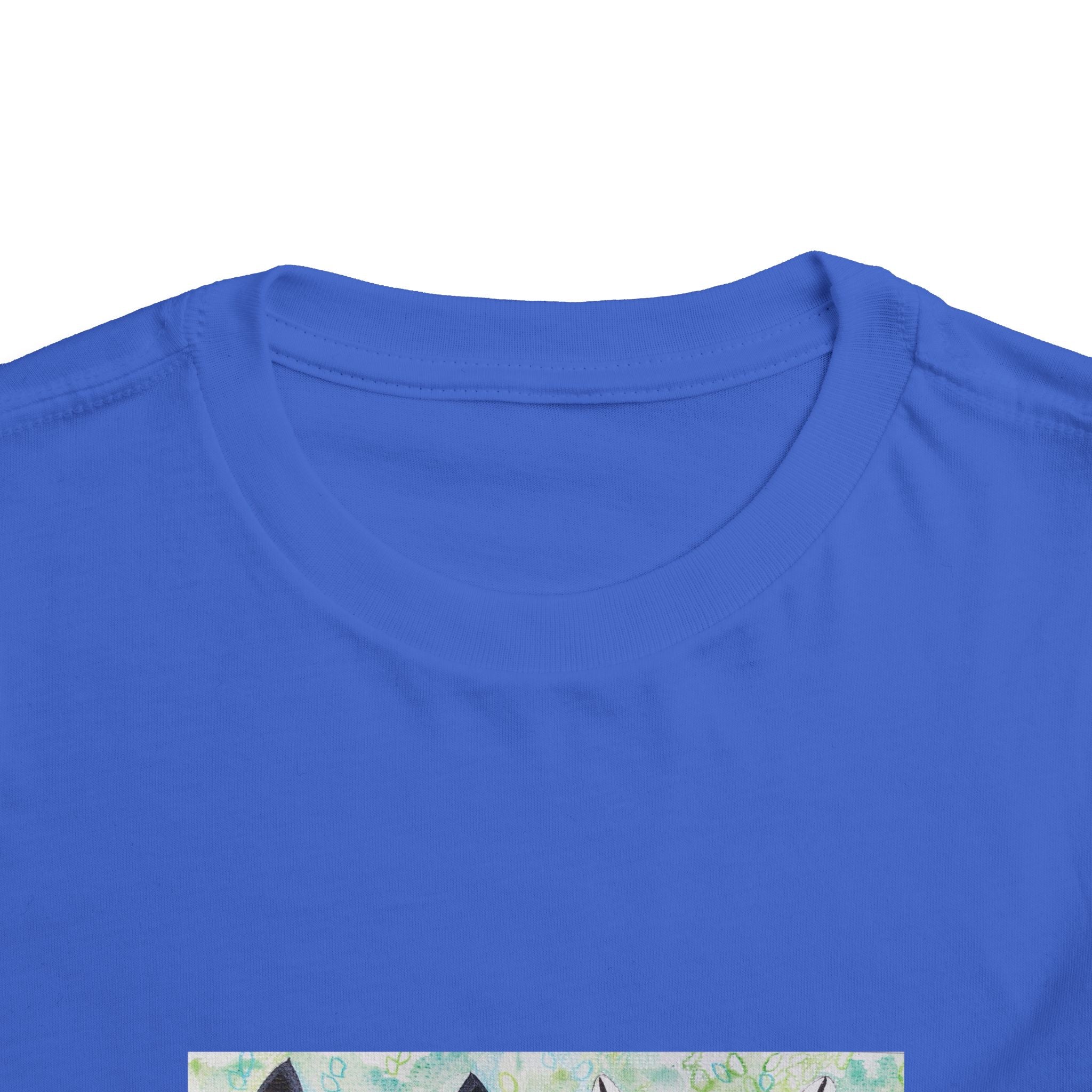 Toddler Tee — Colorful Folk Deer Illustration Kids Shirt