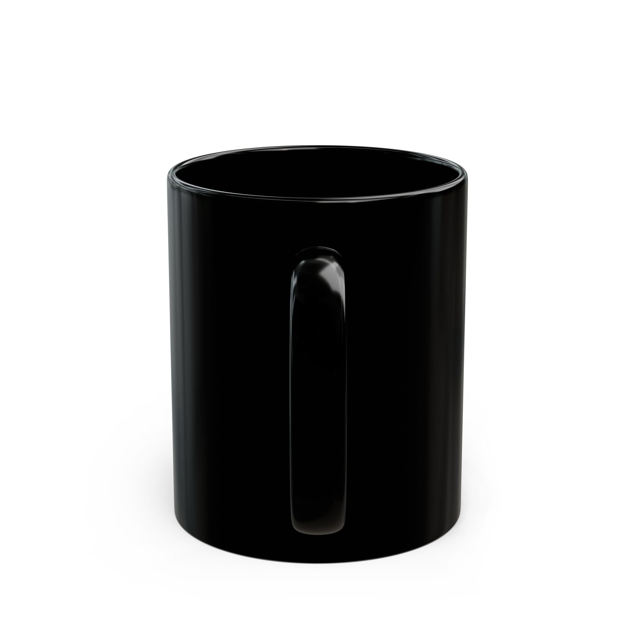 Anatomical Spine & Flowers Black Mug – Gothic Floral Coffee Cup (11oz/15oz)