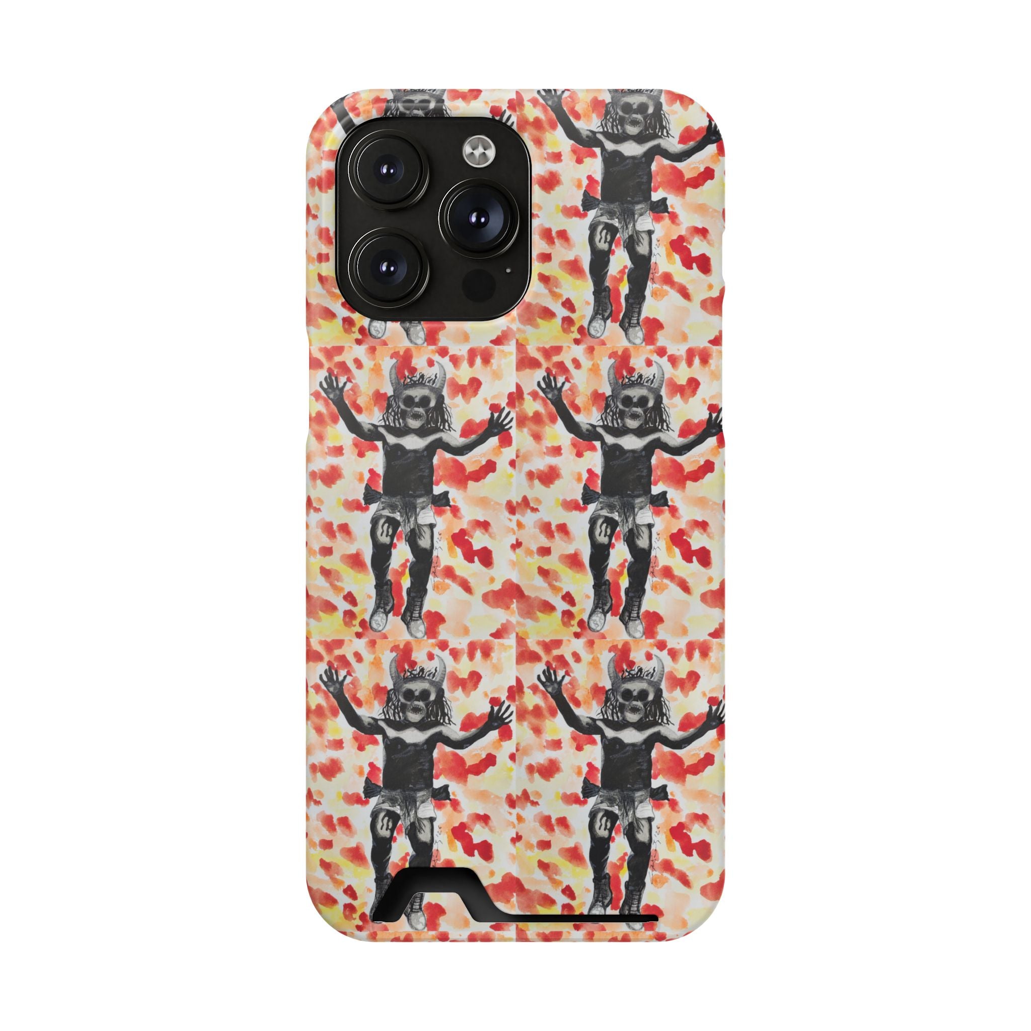 Diablo de Tilcajete — Phone Case with Card Holder | Alma Ligera