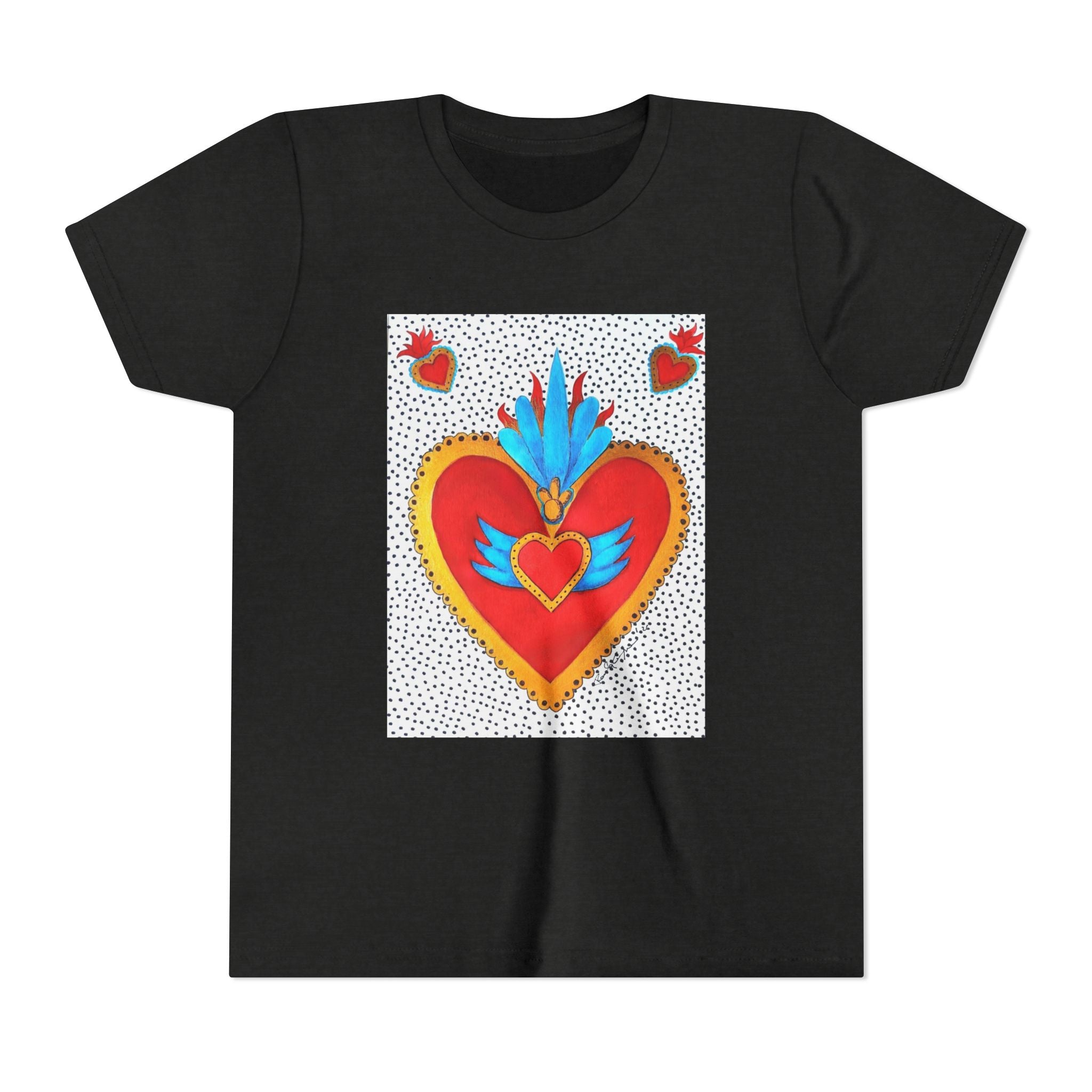 T-shirt enfant - T-shirt enfant graphique Cœur sacré coloré