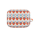 Heart Pattern AirPod Case — Colorful Folk Art Hearts Protective Cover