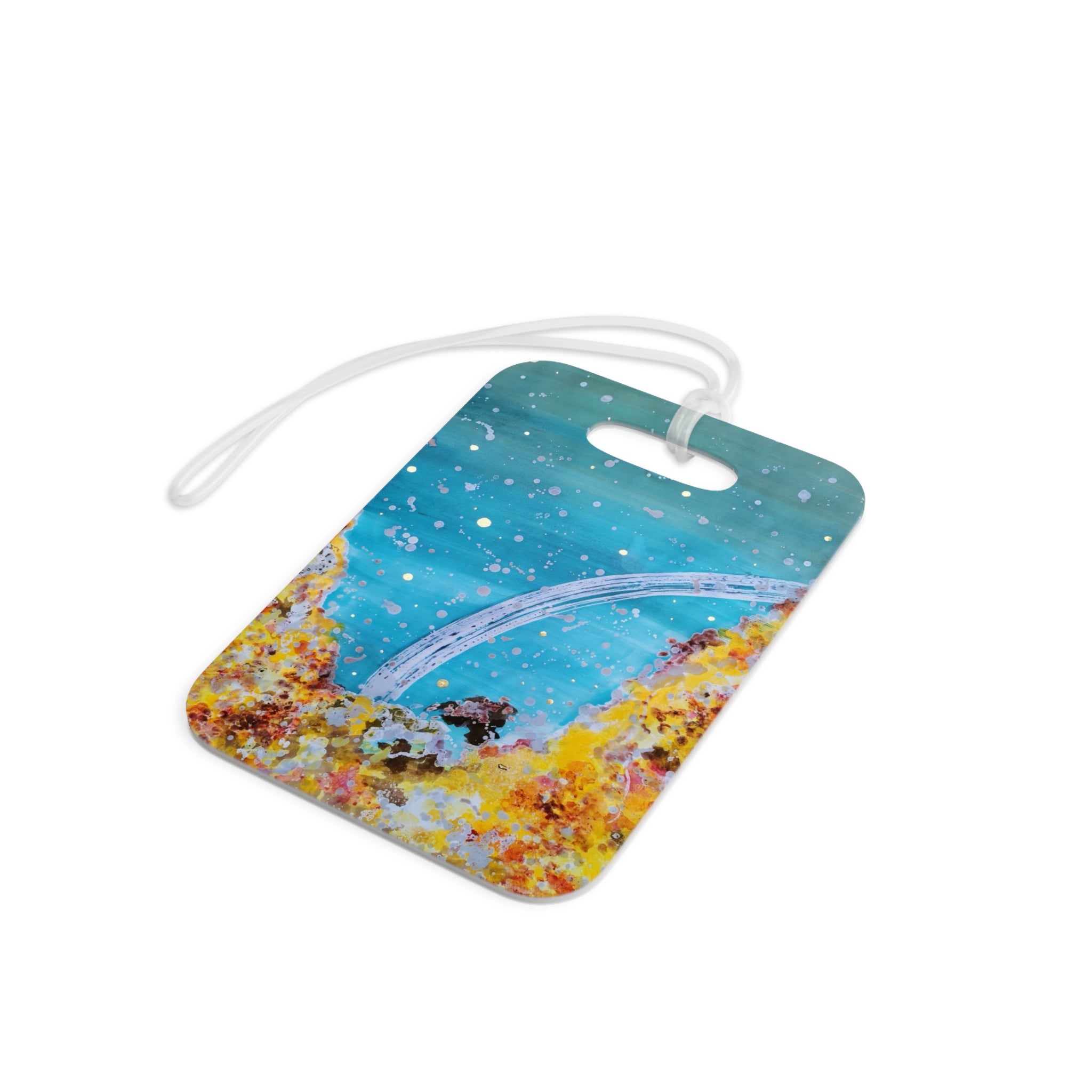 Luggage Tag — Ocean Coral Abstract Design Travel ID Tag