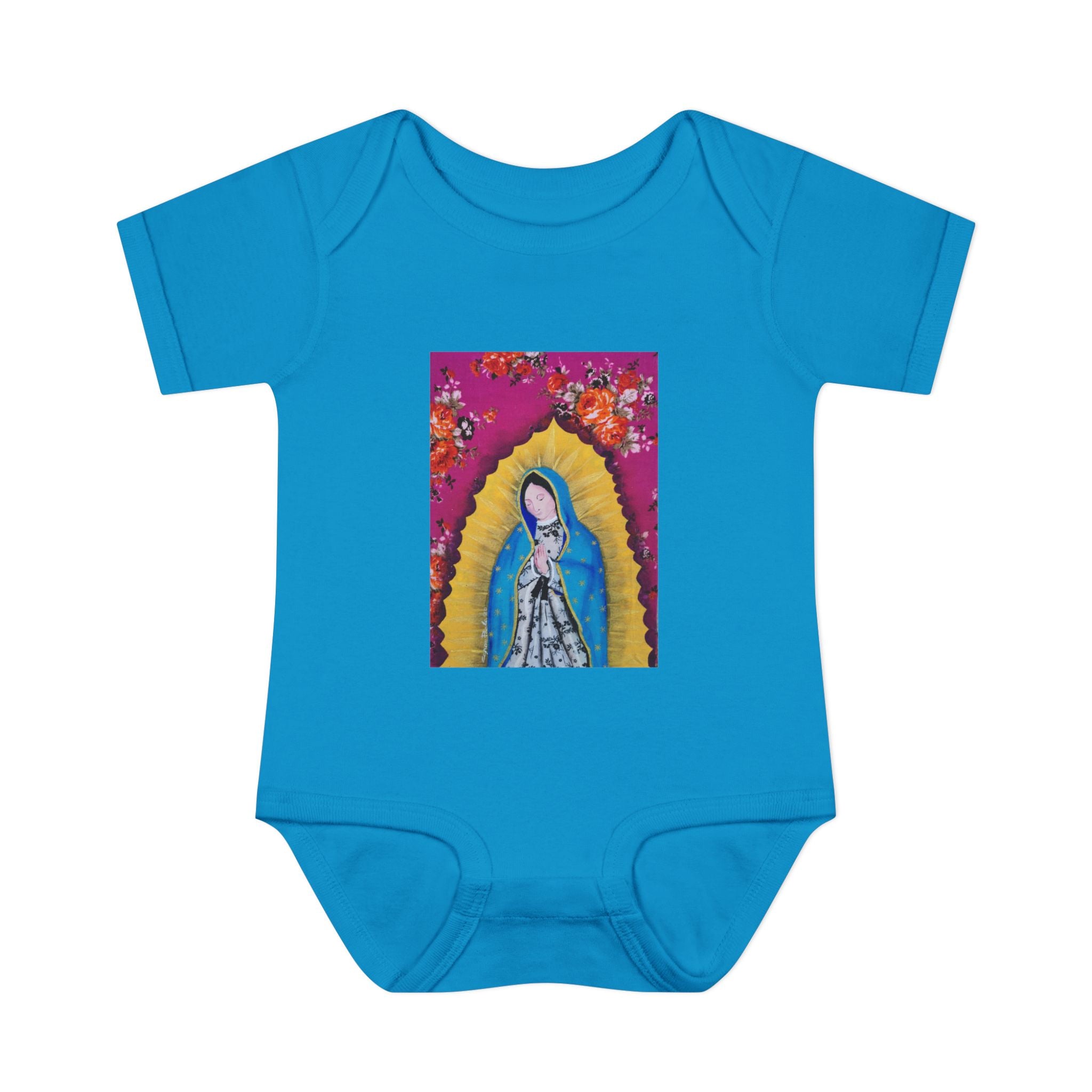 Our Lady of Guadalupe Baby Bodysuit – Infant Catholic Religious Onesie