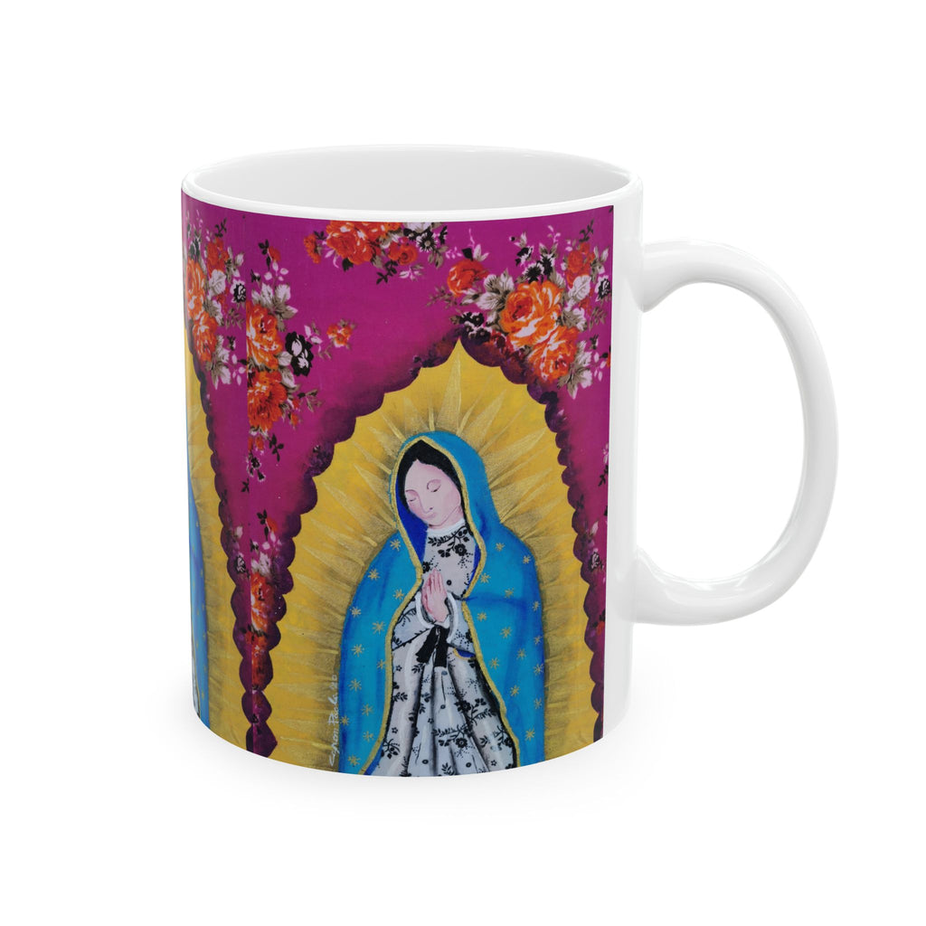 Our Lady of Guadalupe Ceramic Mug — Religious Catholic Faith Coffee Cup (11oz/15oz)