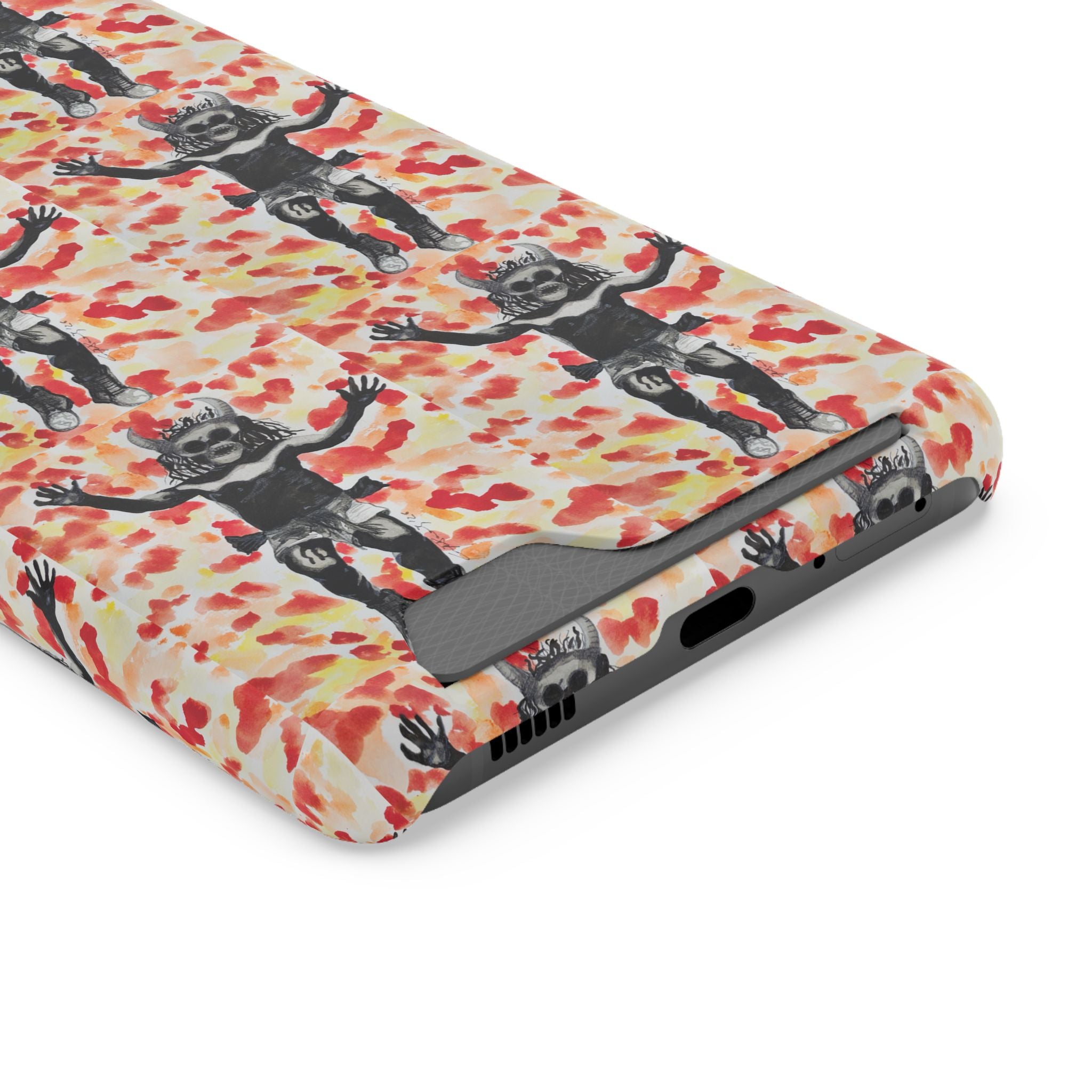 Diablo de Tilcajete — Phone Case with Card Holder | Alma Ligera