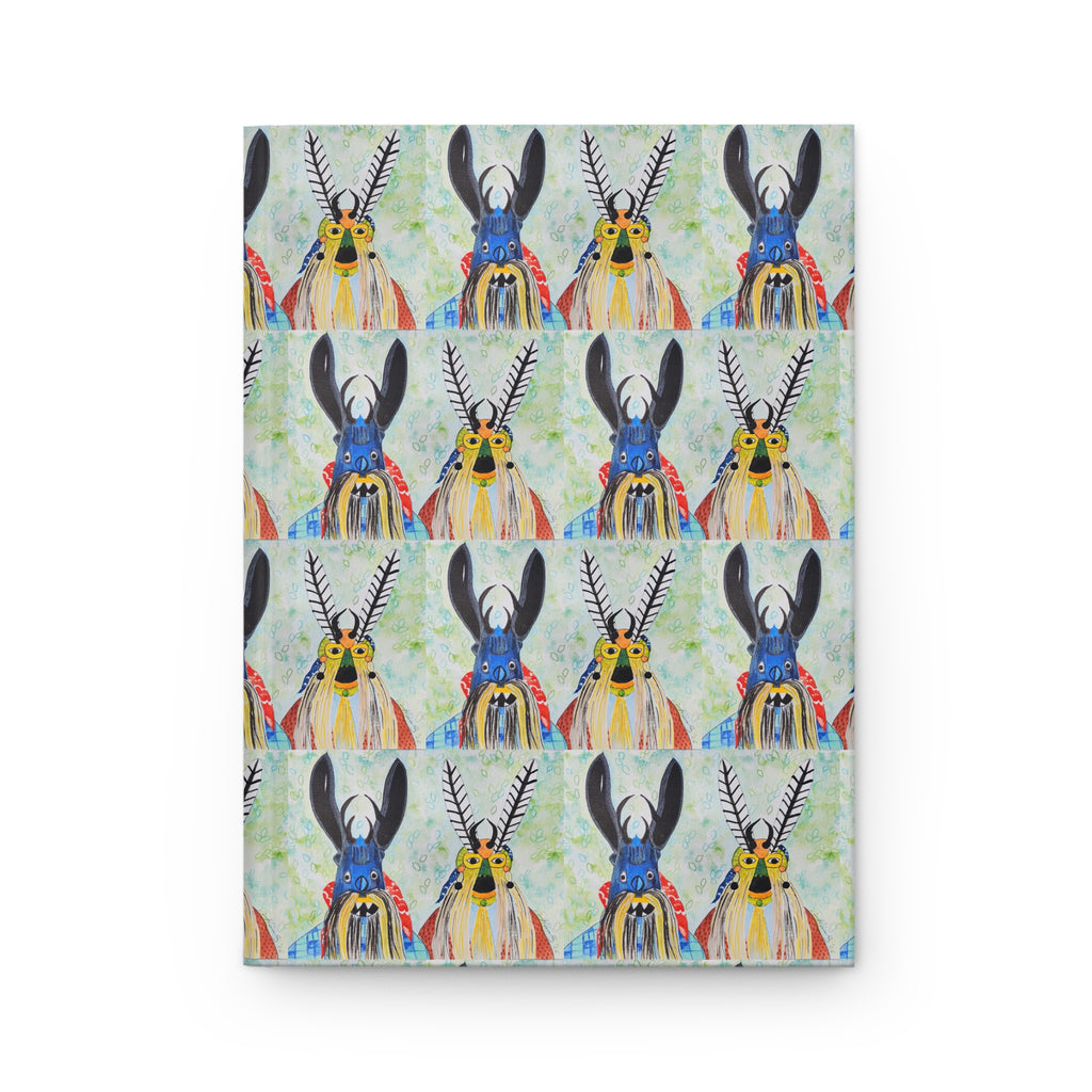 Colorful Antlered Animal Hardcover Journal — Whimsical Wildlife Notebook for Sketching, Journaling & Gifts