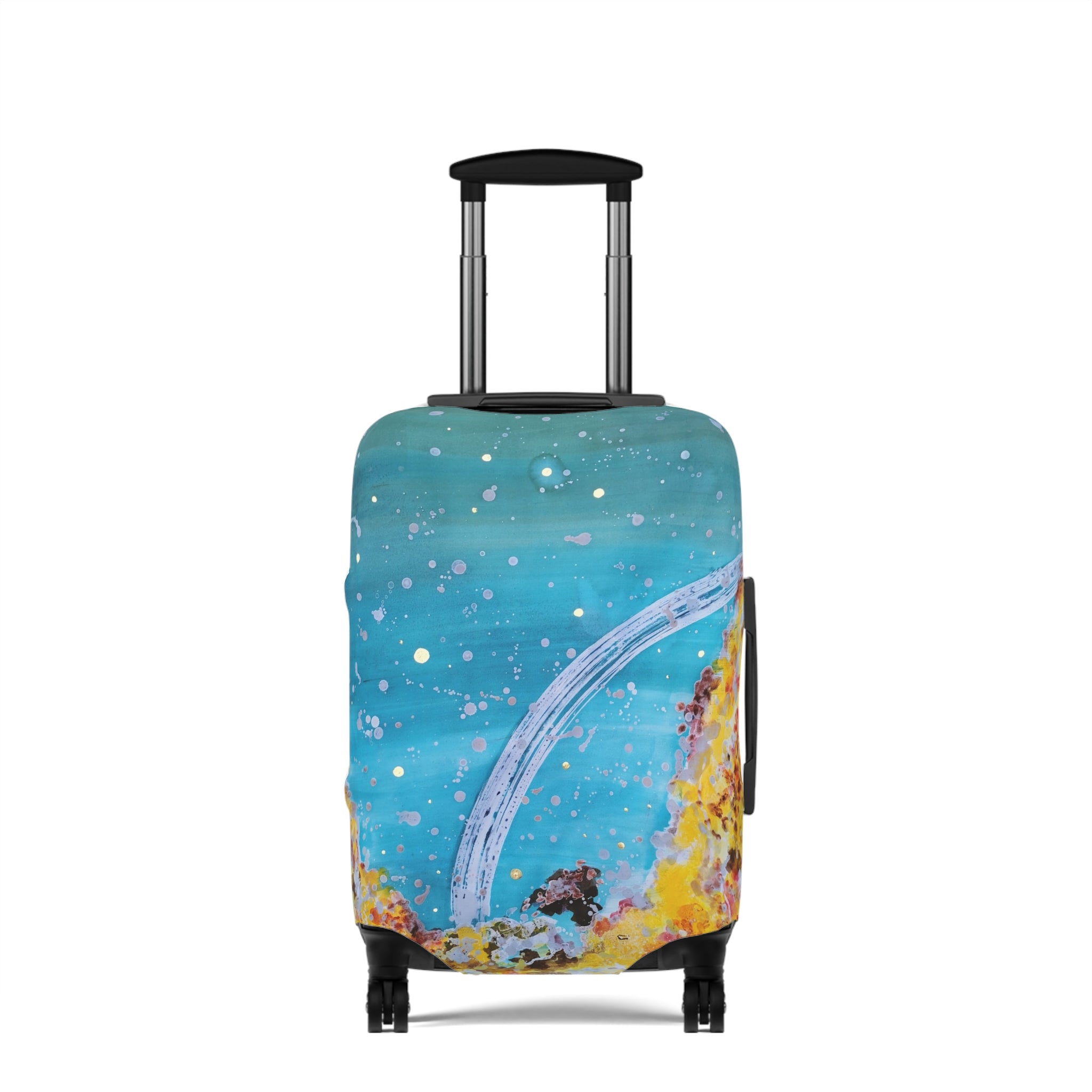 Luggage Cover - Abstract Ocean Galaxy Travel Protector