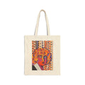 Canvas Tote Bag — Vibrant Retro Pop Art Nahui Olin Portrait Tote