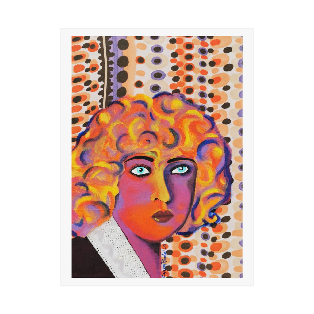 Matte Poster — Retro Pop Nahui Olin Portrait Art Print