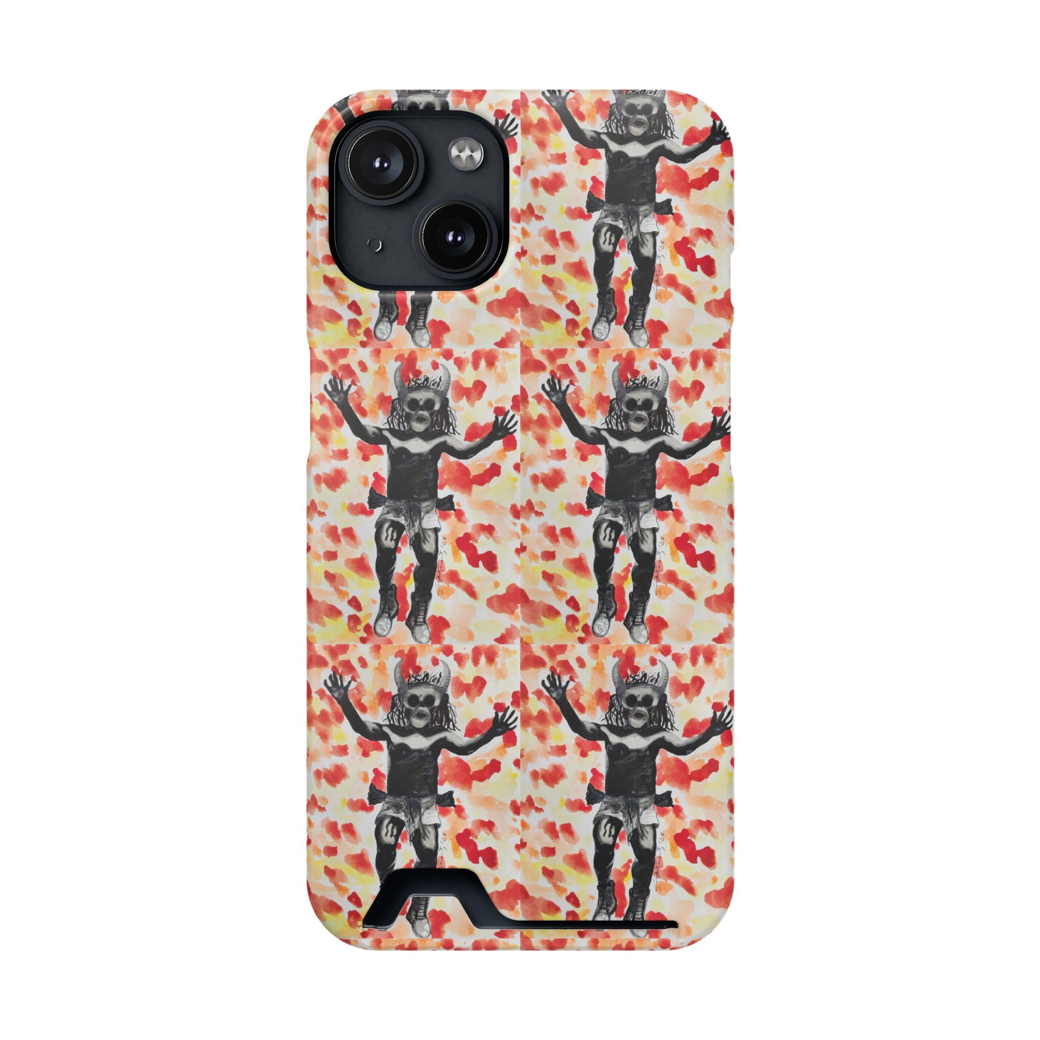 Diablo de Tilcajete — Phone Case with Card Holder | Alma Ligera