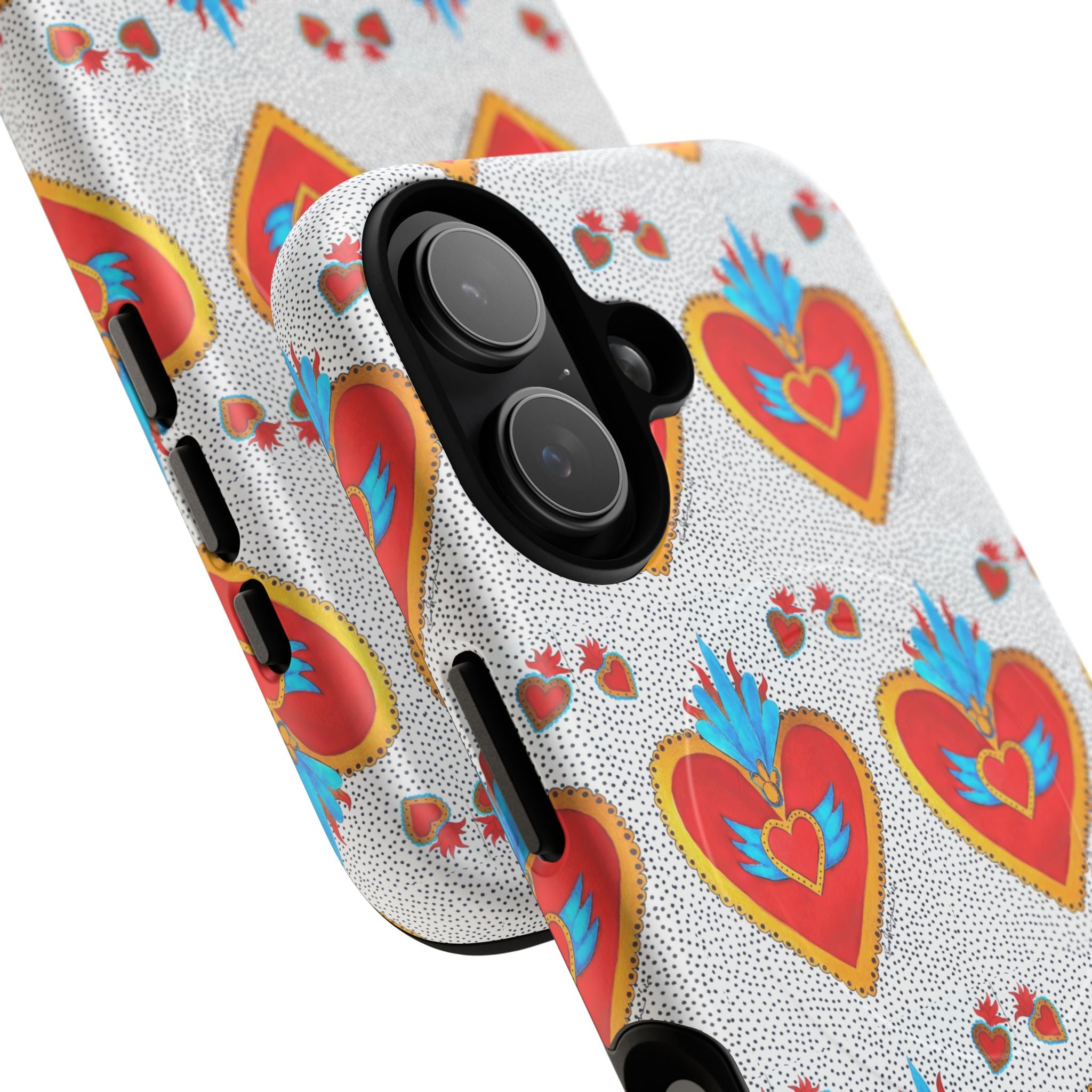 Phone Case - Colorful Sacred Heart Magnetic Tough Case