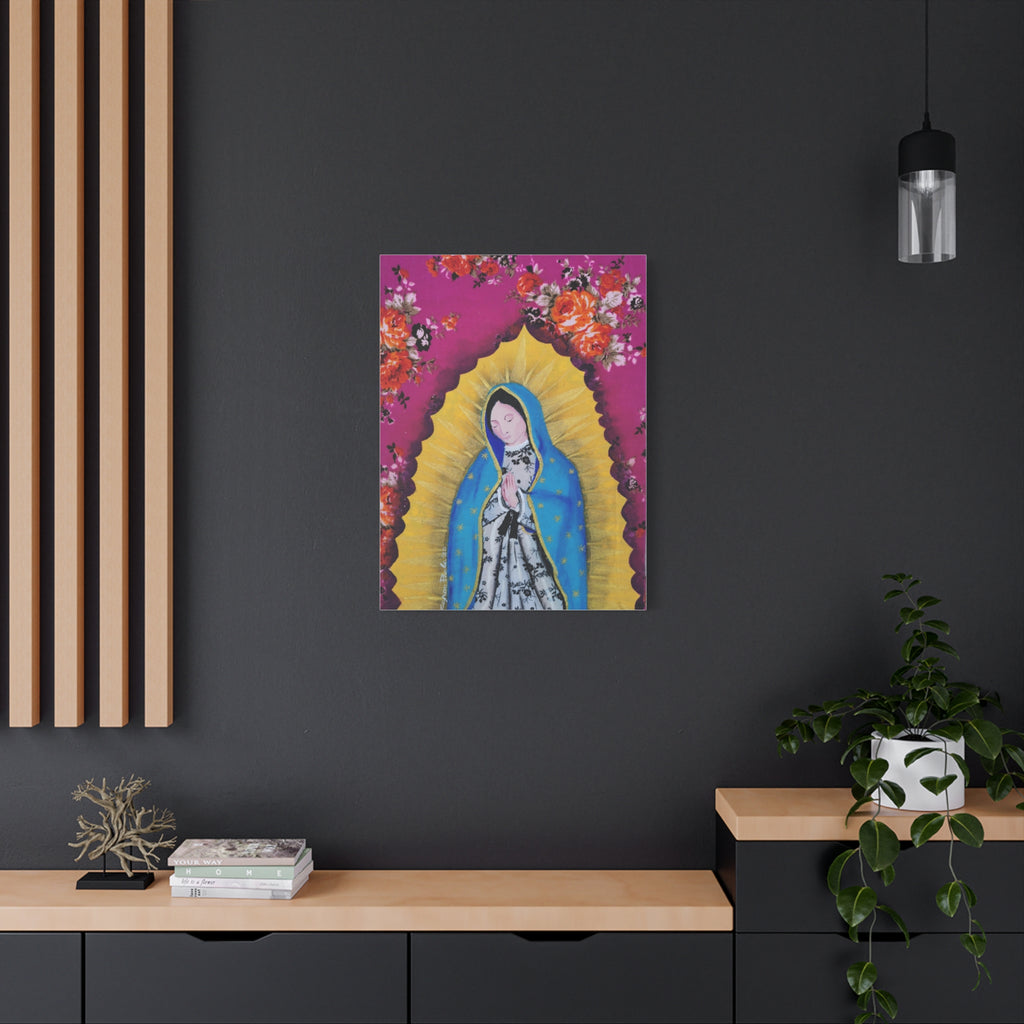 Our Lady of Guadalupe Matte Stretched Canvas Wall Art