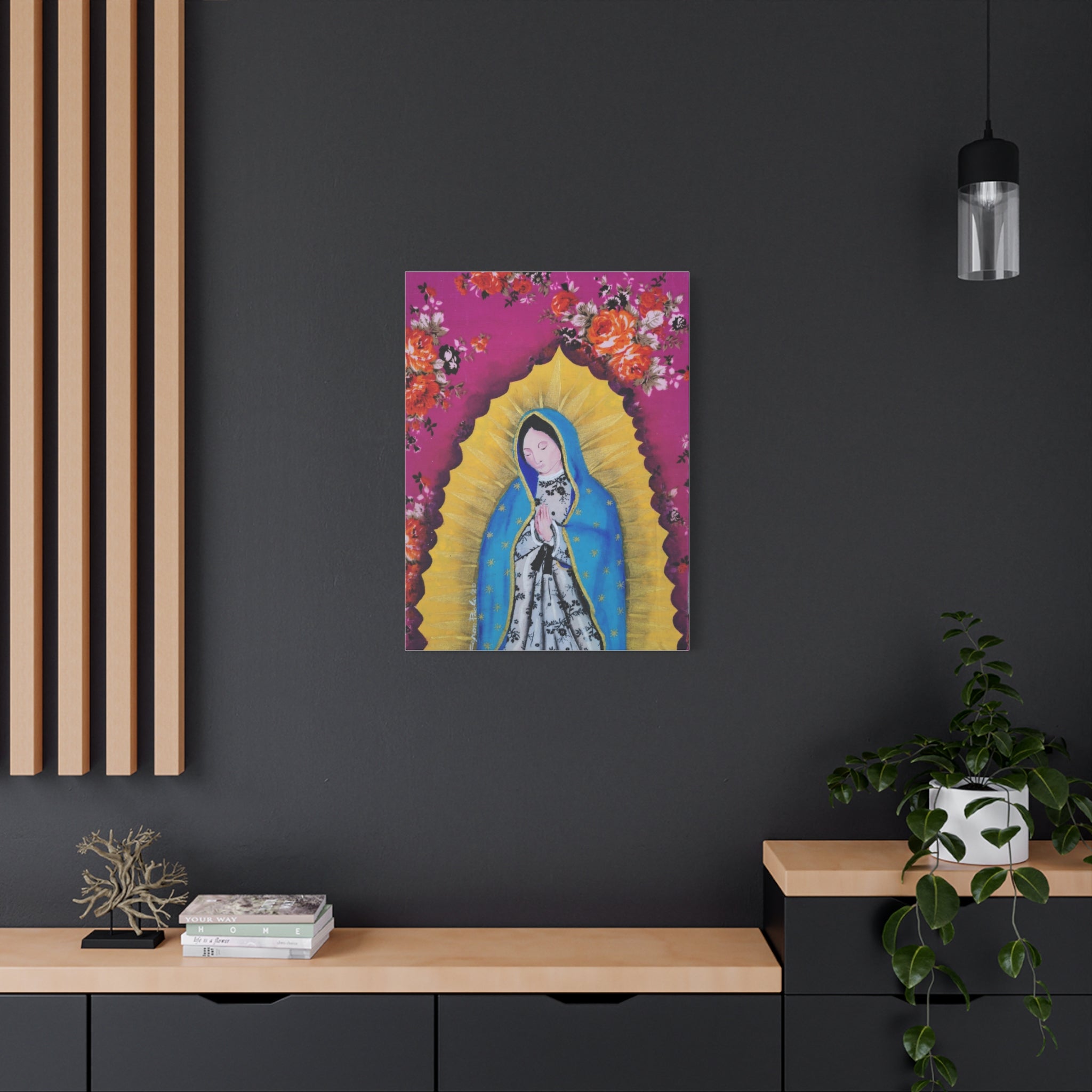 Our Lady of Guadalupe Matte Stretched Canvas Wall Art