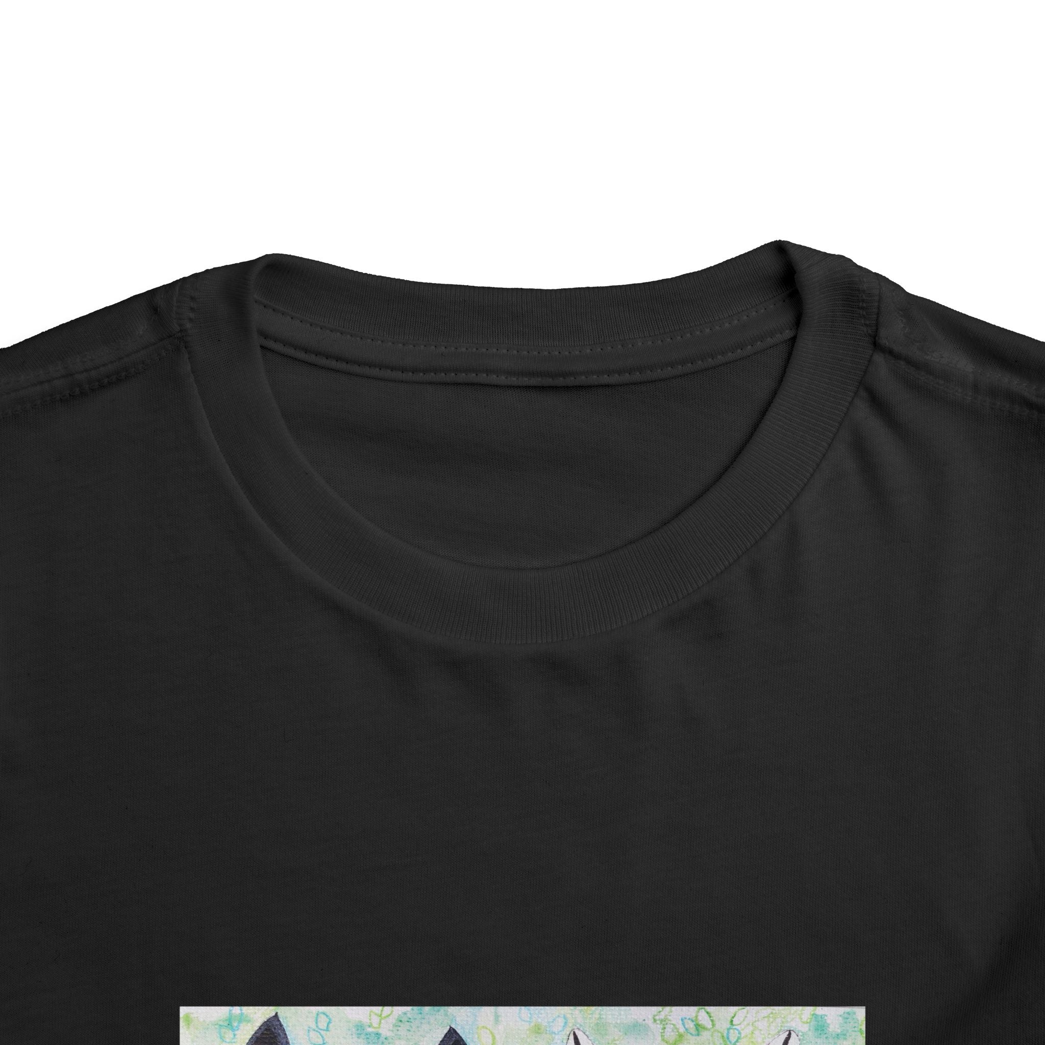 Toddler Tee — Colorful Folk Deer Illustration Kids Shirt