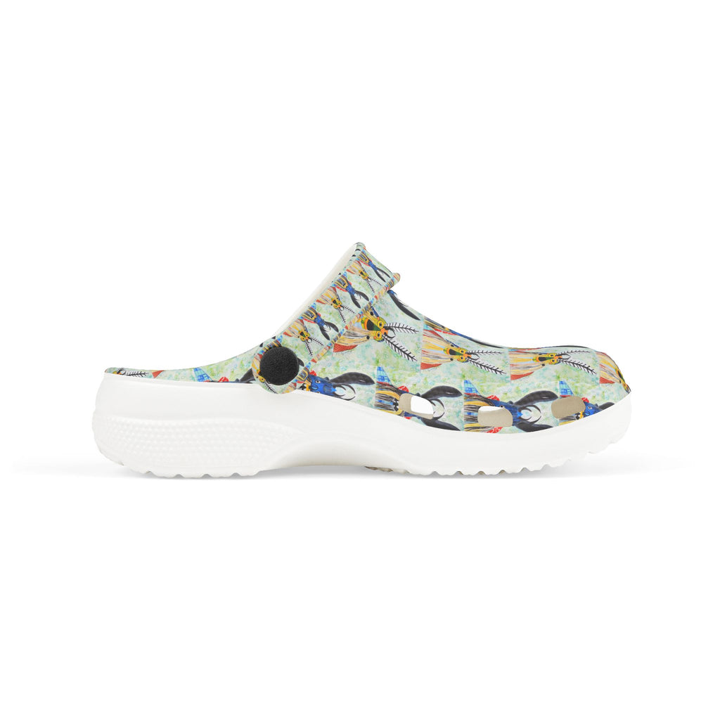 Kids Bunny Pattern EVA Foam Clogs — Colorful Animal Cartoon Slip-Ons