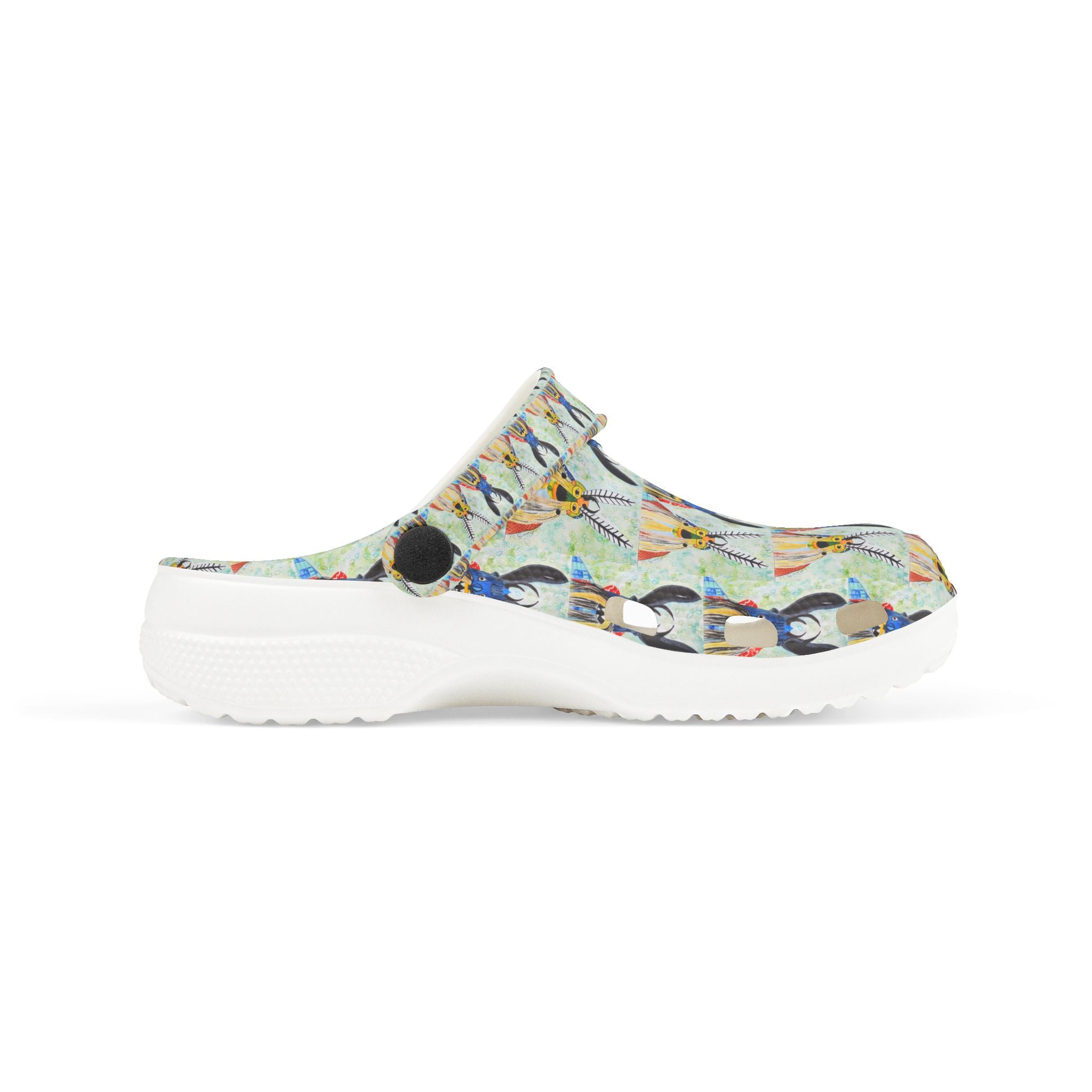 Kids Bunny Pattern EVA Foam Clogs — Colorful Animal Cartoon Slip-Ons