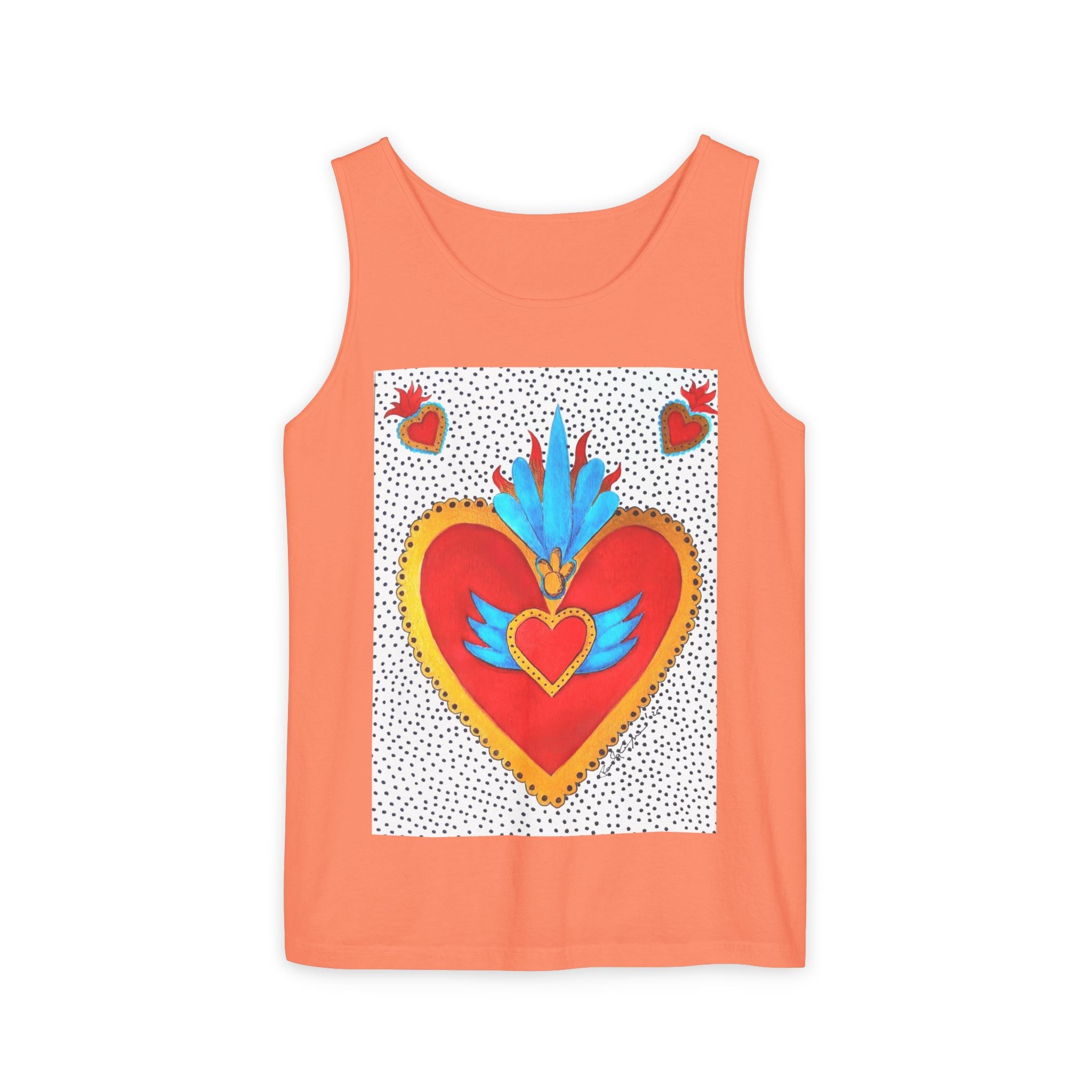Corazón de Hojalata — Sacred Heart Tank Top | Alma Ligera