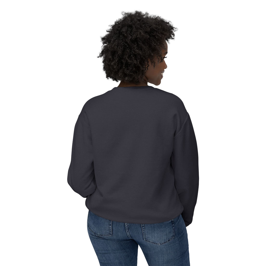 Sweat-shirt ras du cou Cœur Sacré — Motif de cœur coloré d'art populaire mexicain