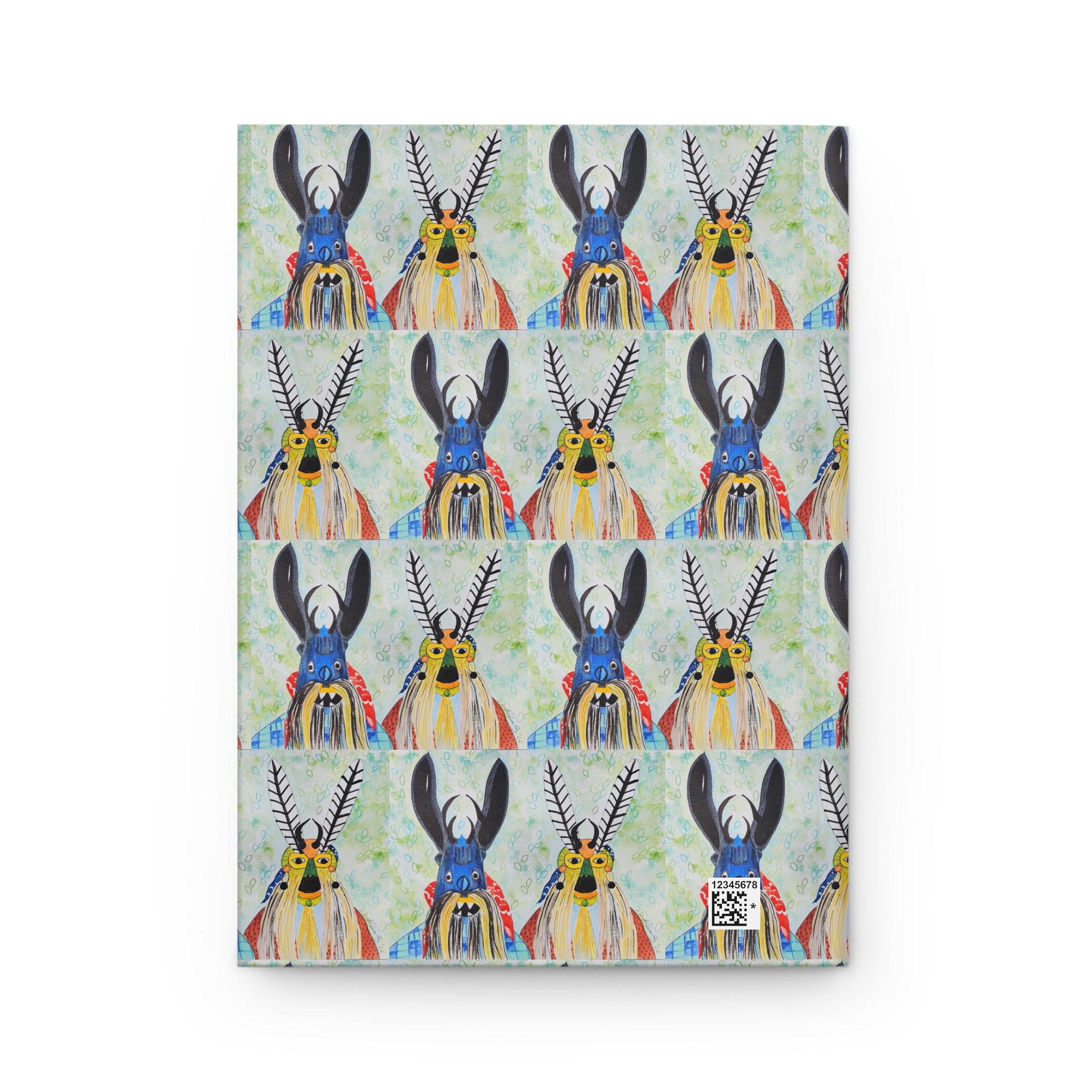 Colorful Antlered Animal Hardcover Journal — Whimsical Wildlife Notebook for Sketching, Journaling & Gifts