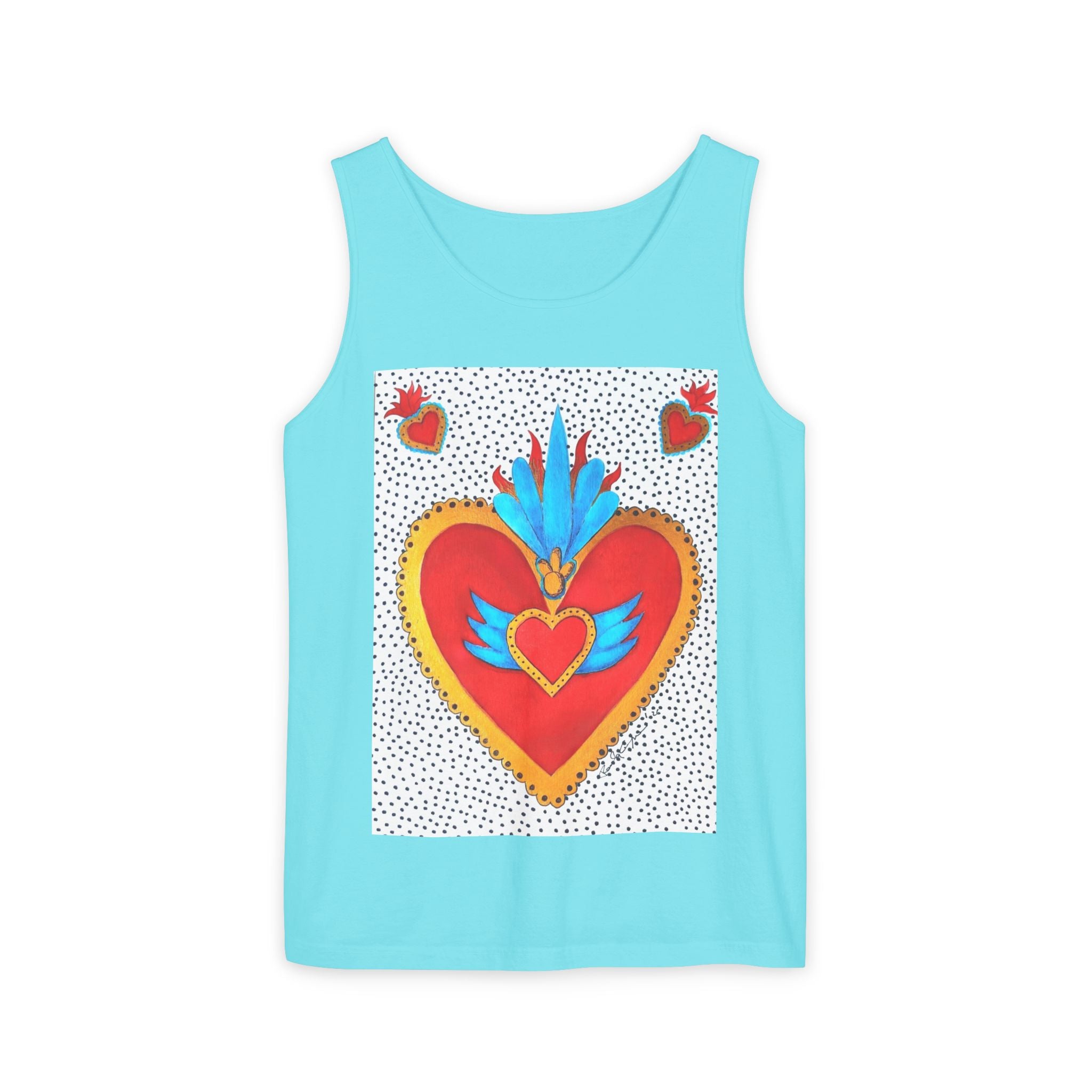CorazÃ³n de Hojalata â€” Sacred Heart Tank Top | Alma Ligera