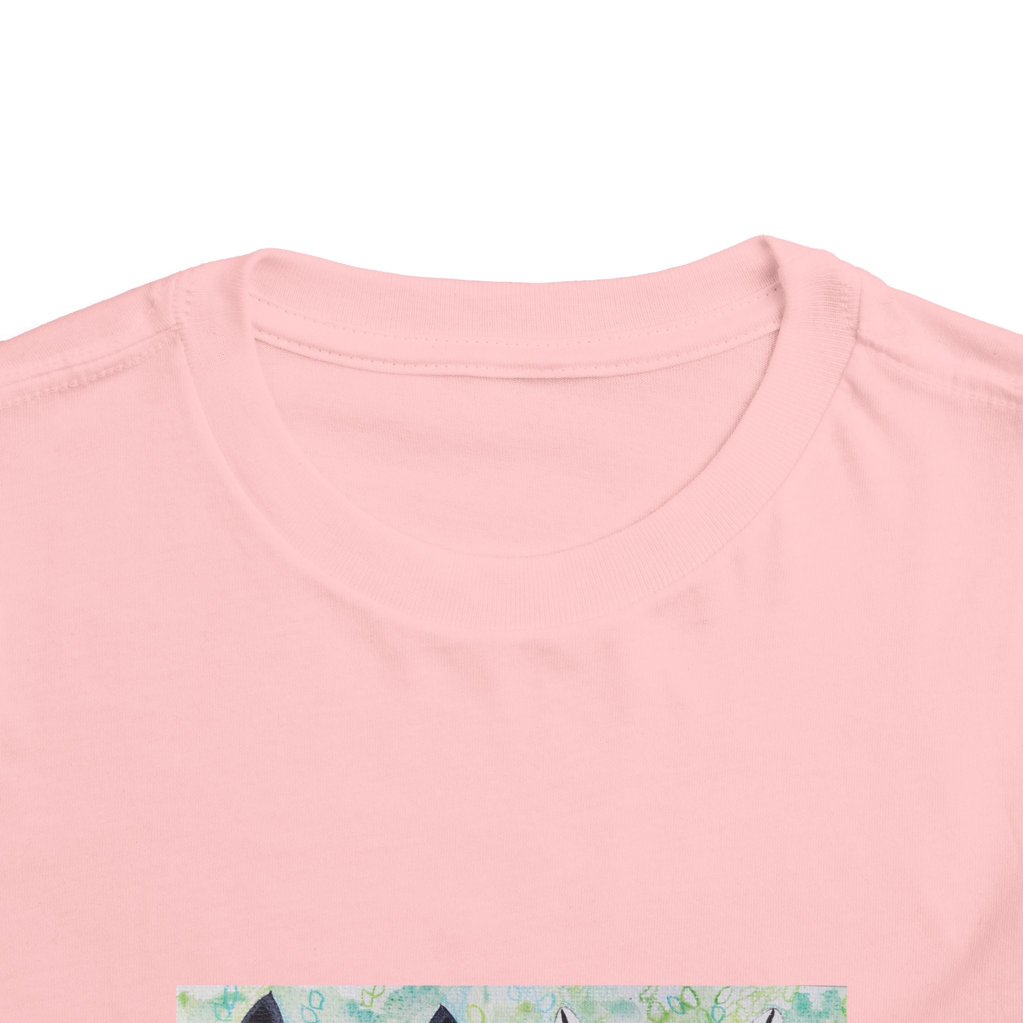 Toddler Tee — Colorful Folk Deer Illustration Kids Shirt
