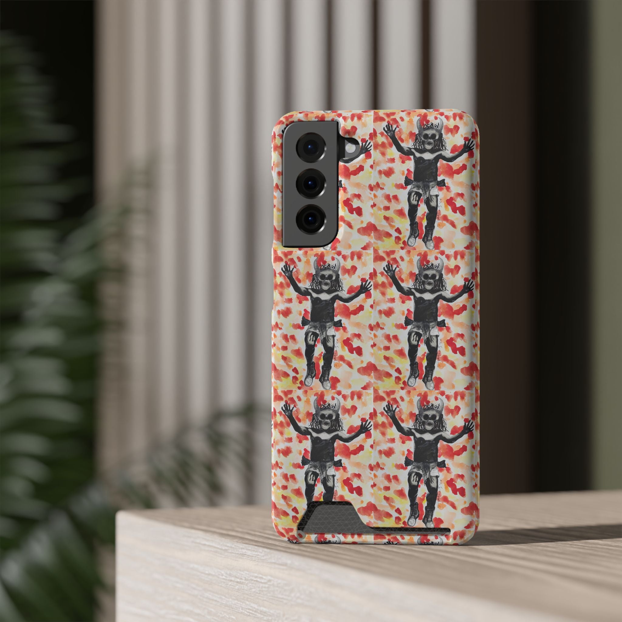 Diablo de Tilcajete — Phone Case with Card Holder | Alma Ligera